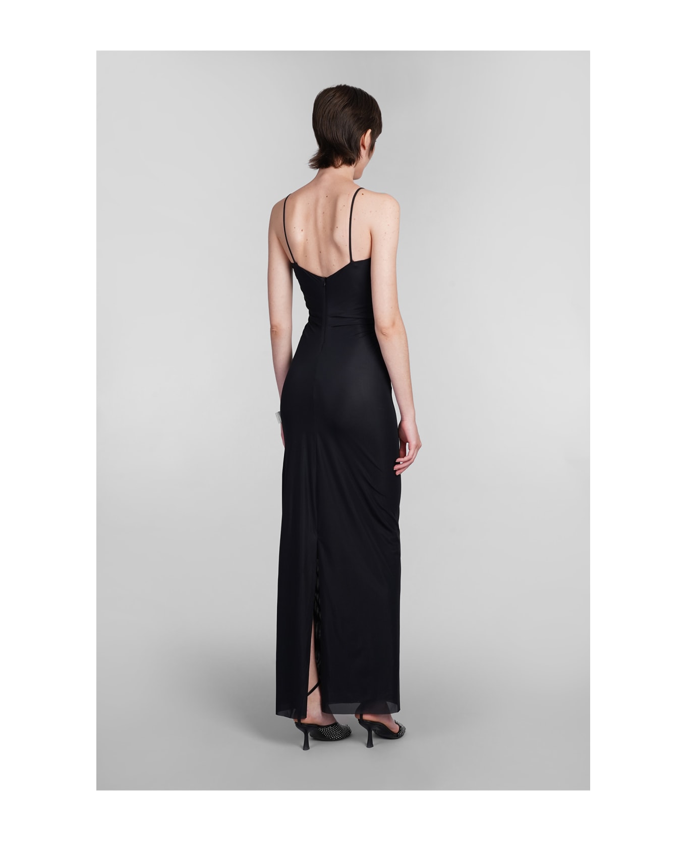 Christopher Esber Dress In Black Polyamide - White