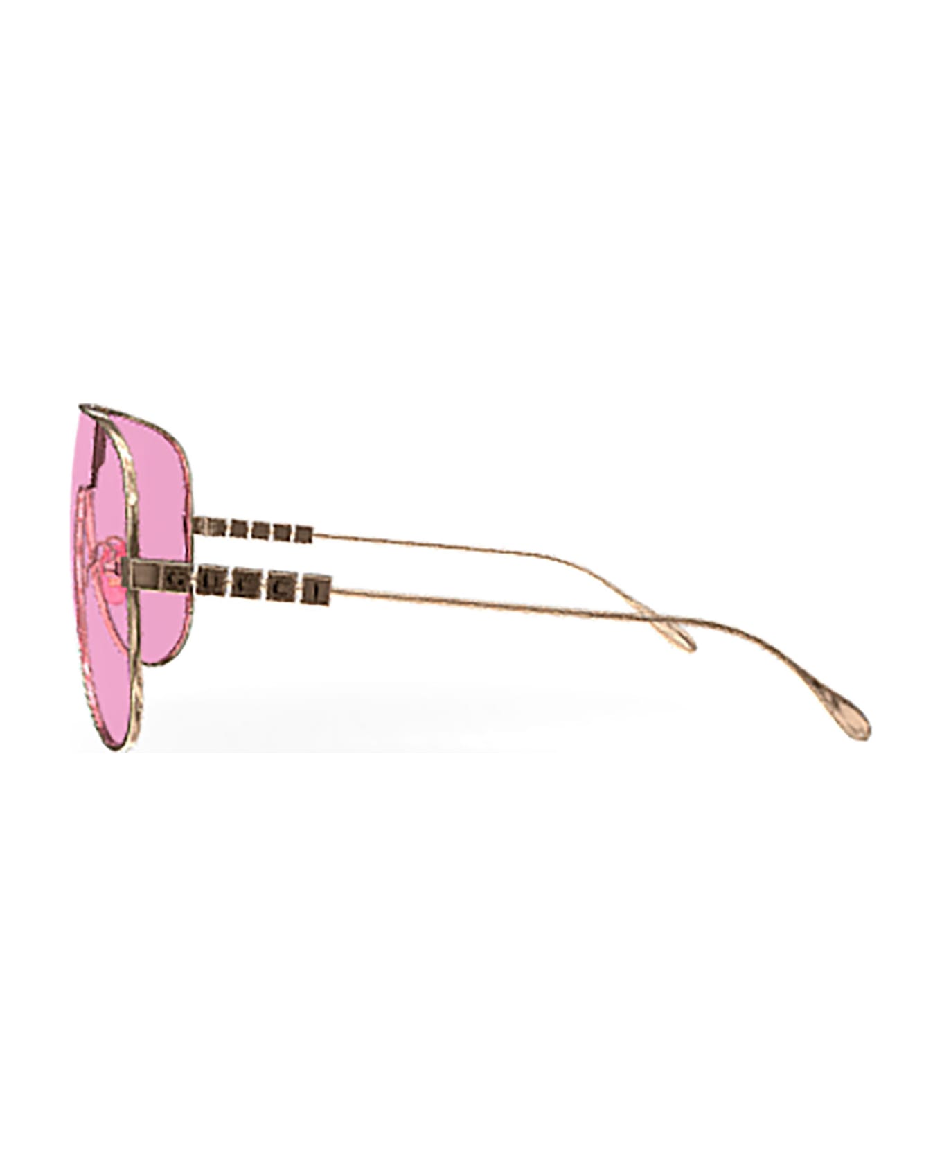 Gucci Eyewear GG1436S Sunglasses - Gold Gold Pink サングラス