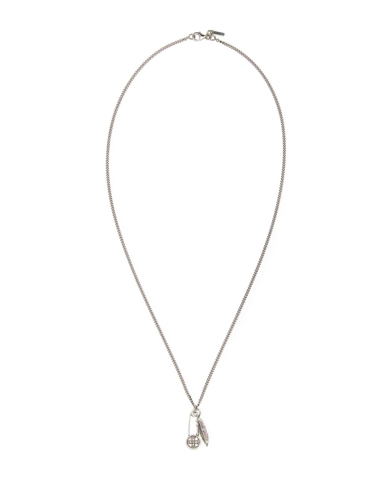 Emanuele Bicocchi 925 Silver Necklace - SILVER