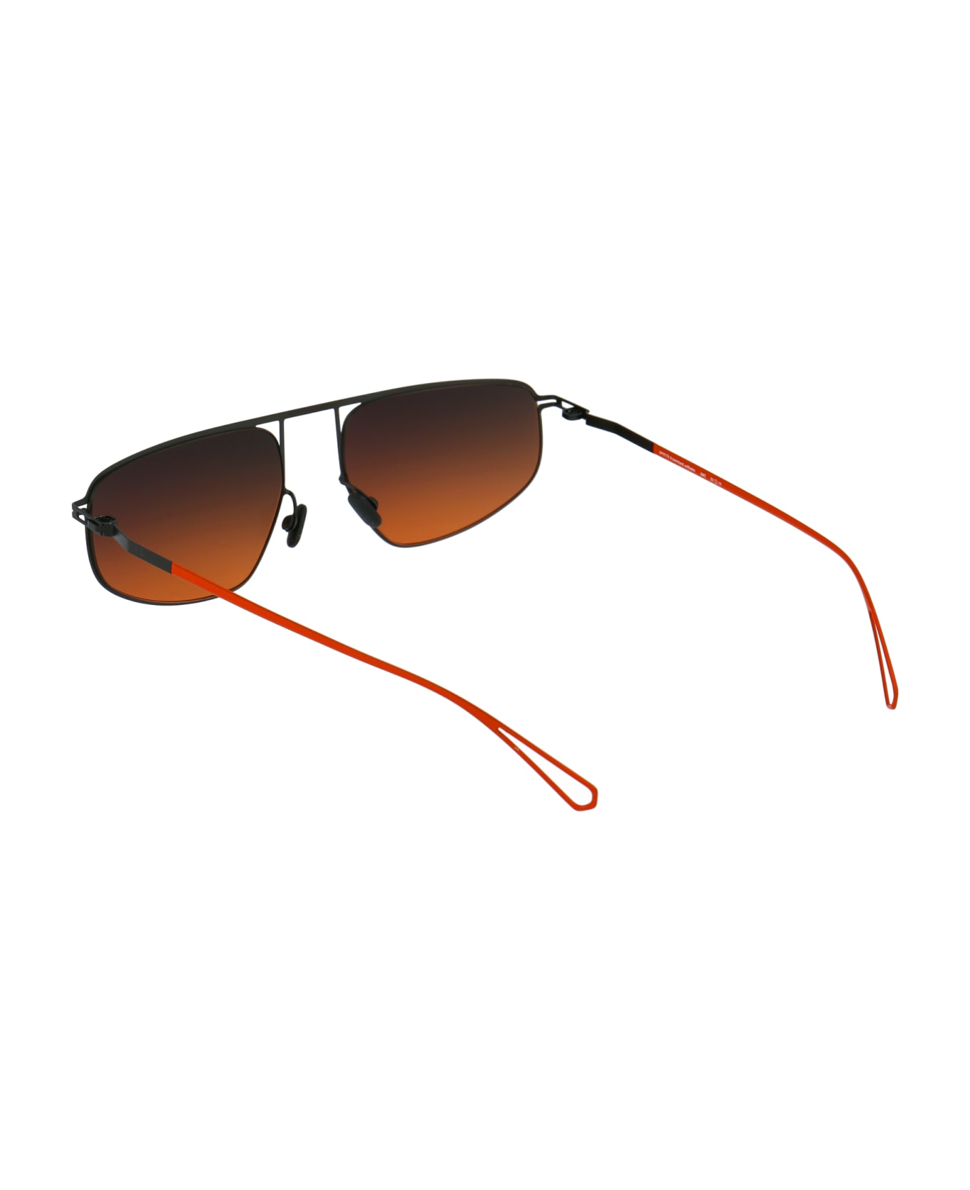 Mykita Nat Sunglasses - 814 C62 Black/POW11 Black Orange Gradien サングラス