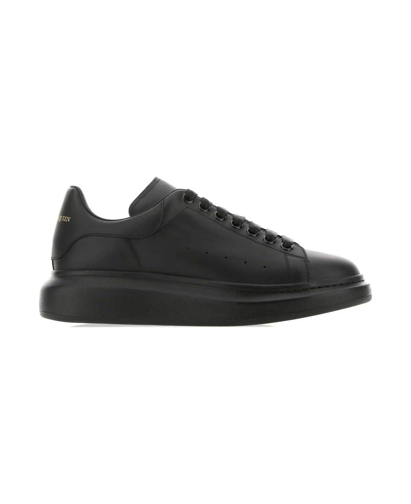 Alexander McQueen Black Leather Sneakers - 1000