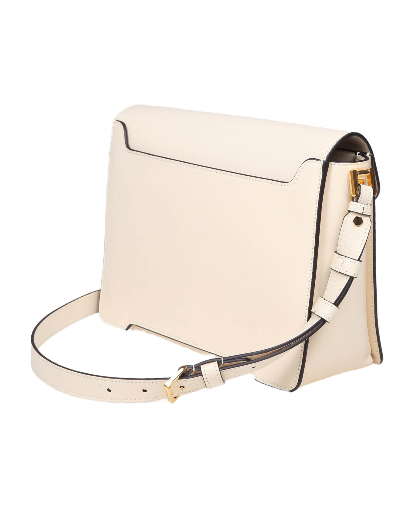 Marni Trunkaroon Shoulder Bag - Milk