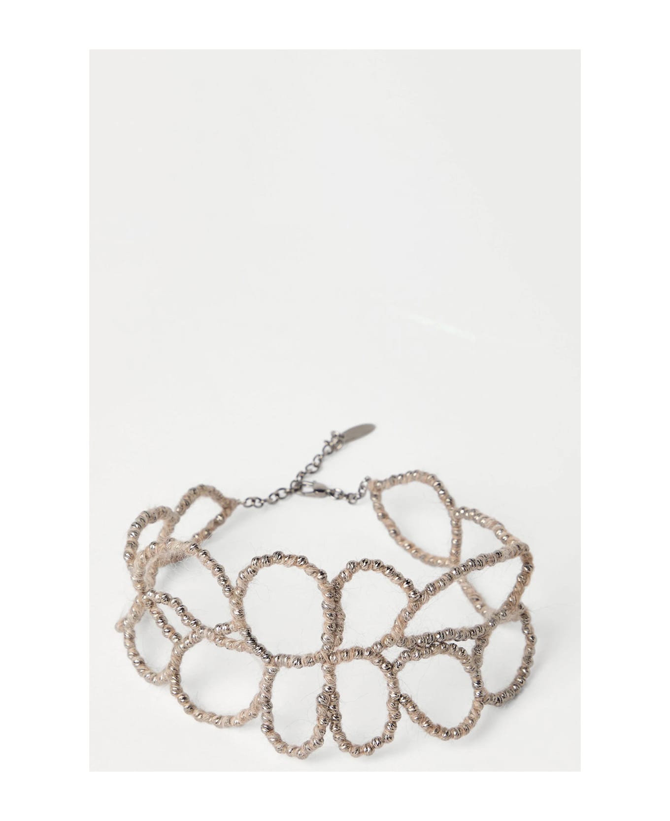 Brunello Cucinelli 'ramage' Necklace - Beige