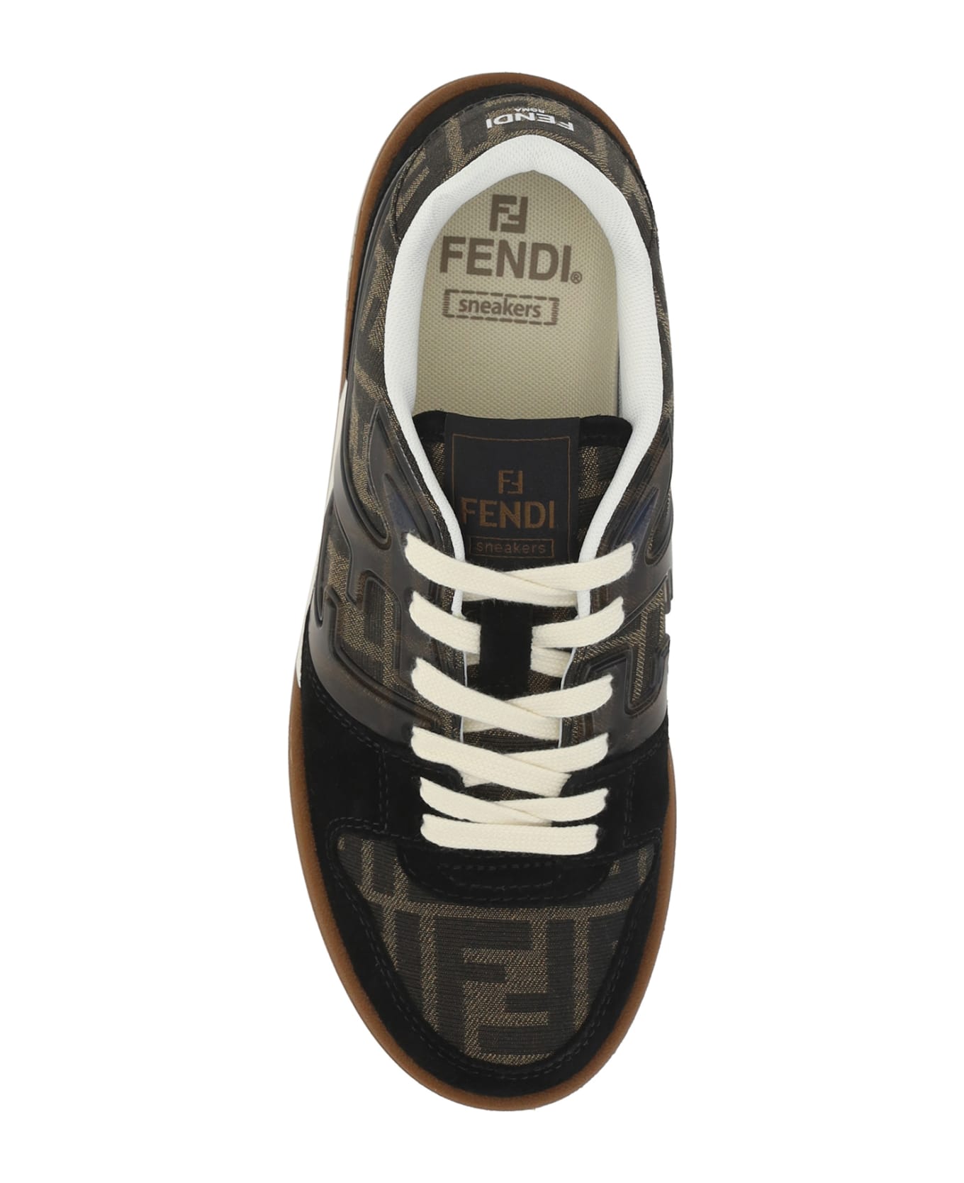 Fendi Match Sneakers - Nero/tab/bianco