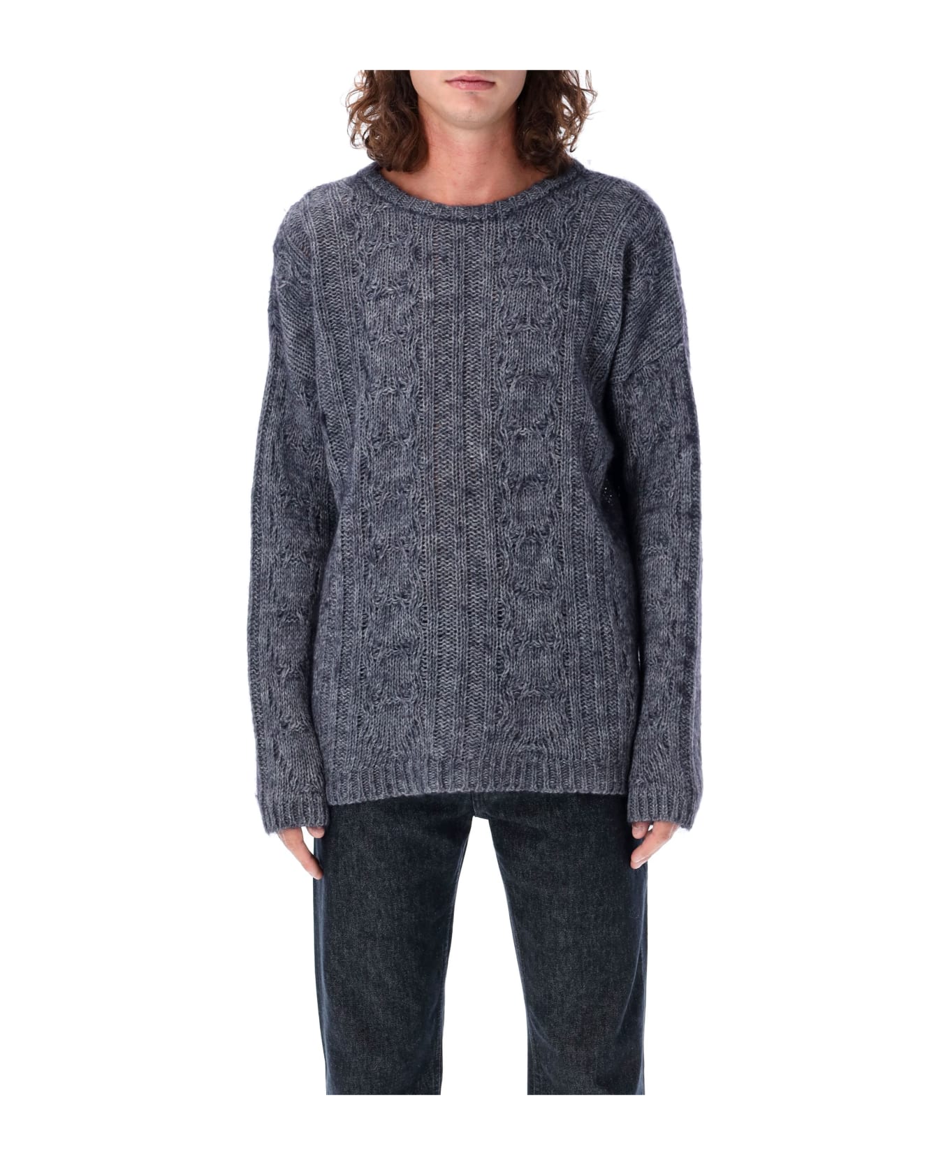 Our Legacy Pop Over Sweater - STORMY BLUE