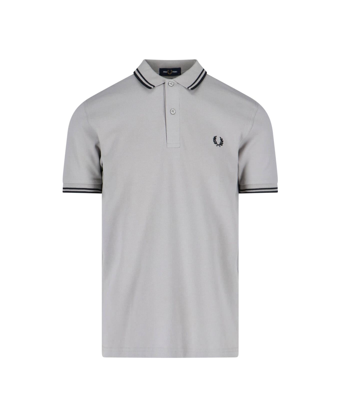 Comme des Garçons Logo Polo Shirt - Gray シャツ
