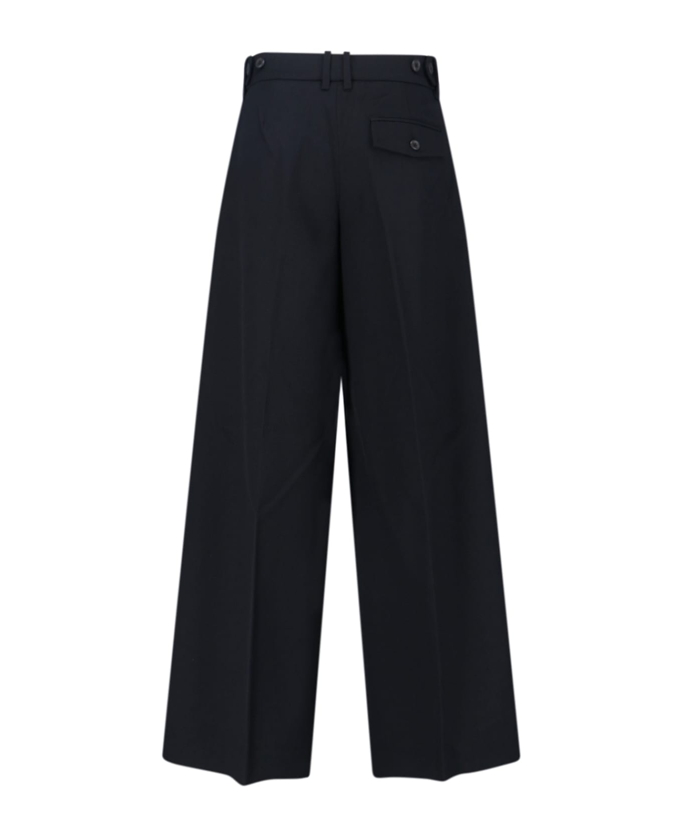 Calvin Klein Wool Blend Pants - Black  