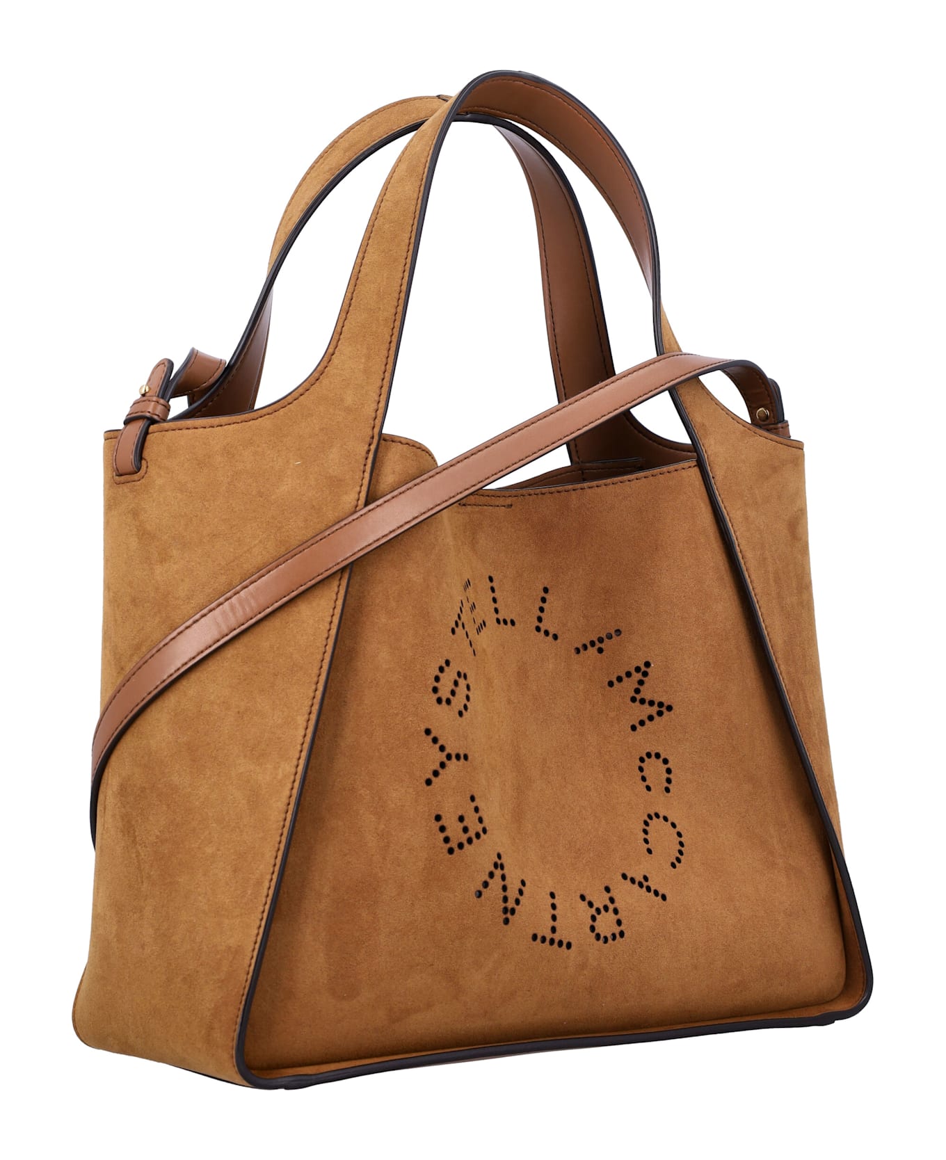 Stella McCartney Logo Tote Bag - BRANDY