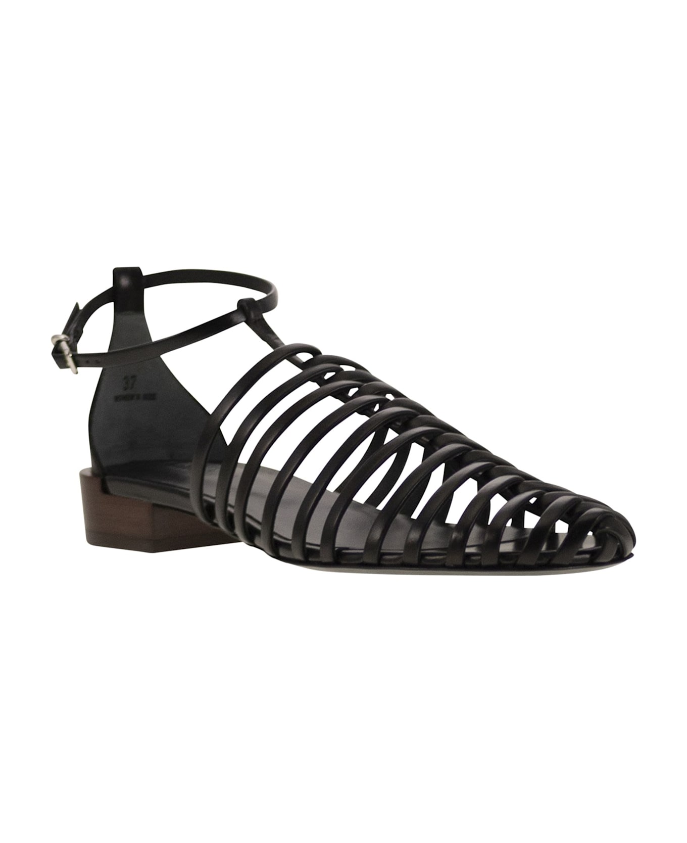 Tod
s Leather Sandal - Black