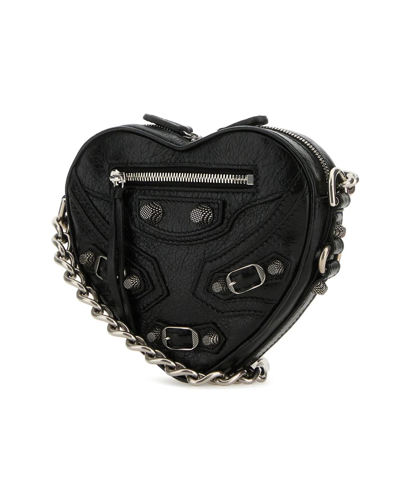 Balenciaga Le Cagole Heart Crossbody Bag - Black ショルダーバッグ