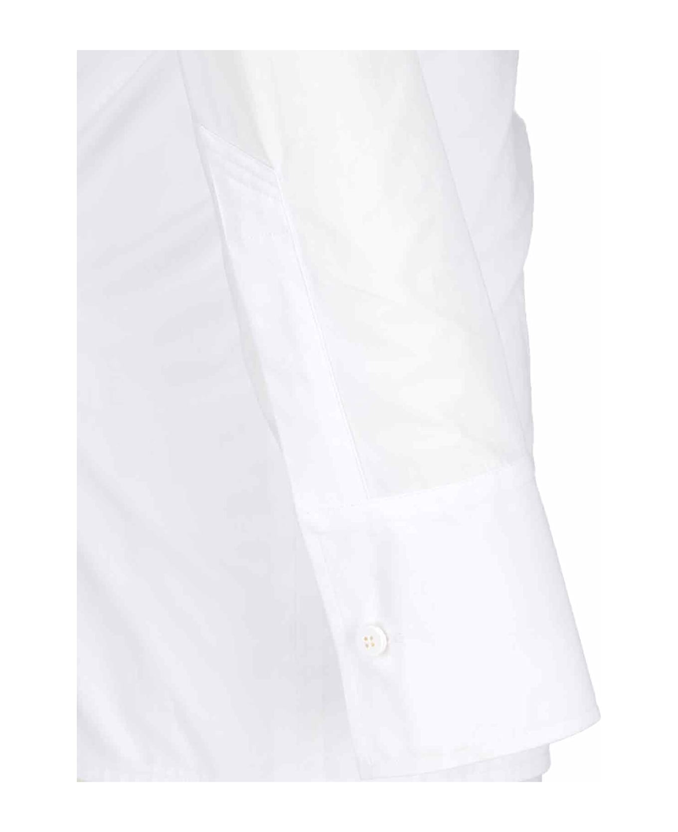 The Attico Mini Chemisier Dress - White