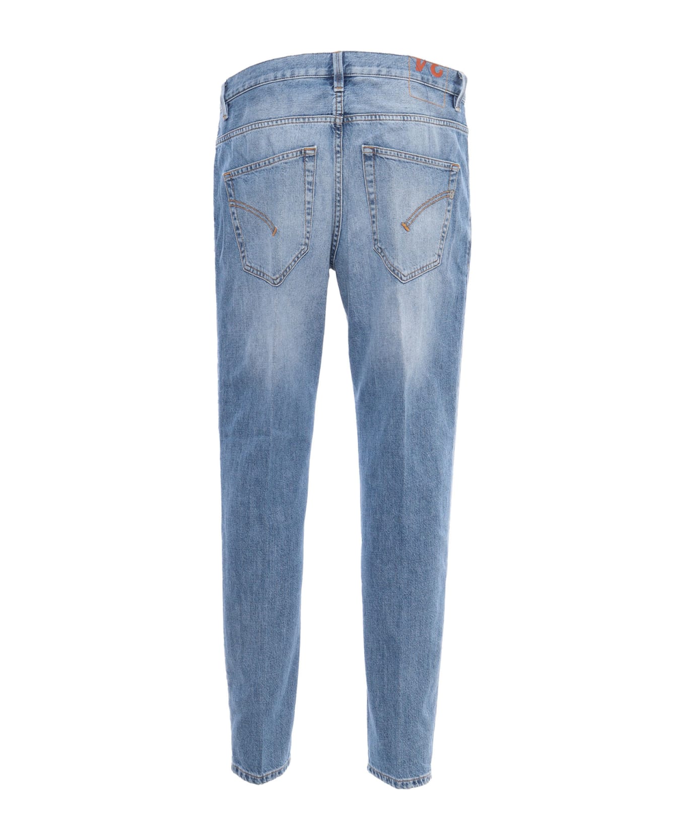 Dondup Washed Effect Jeans - Blu デニム