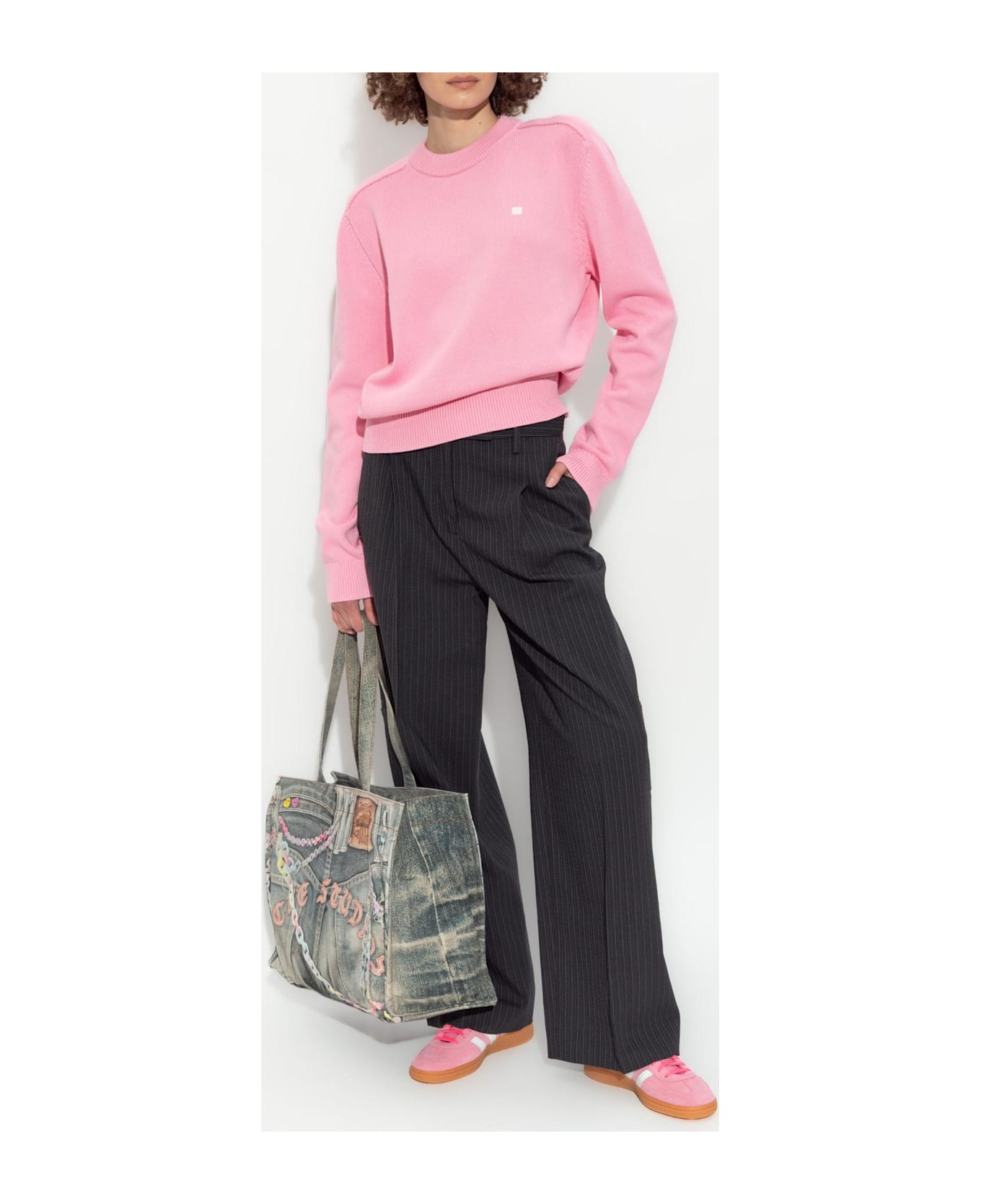 Acne Studios Sweater With Logo - Pink