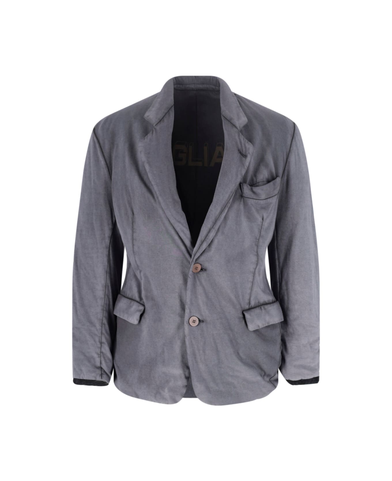Magliano Distressed Single-breasted Jacket - Gray
