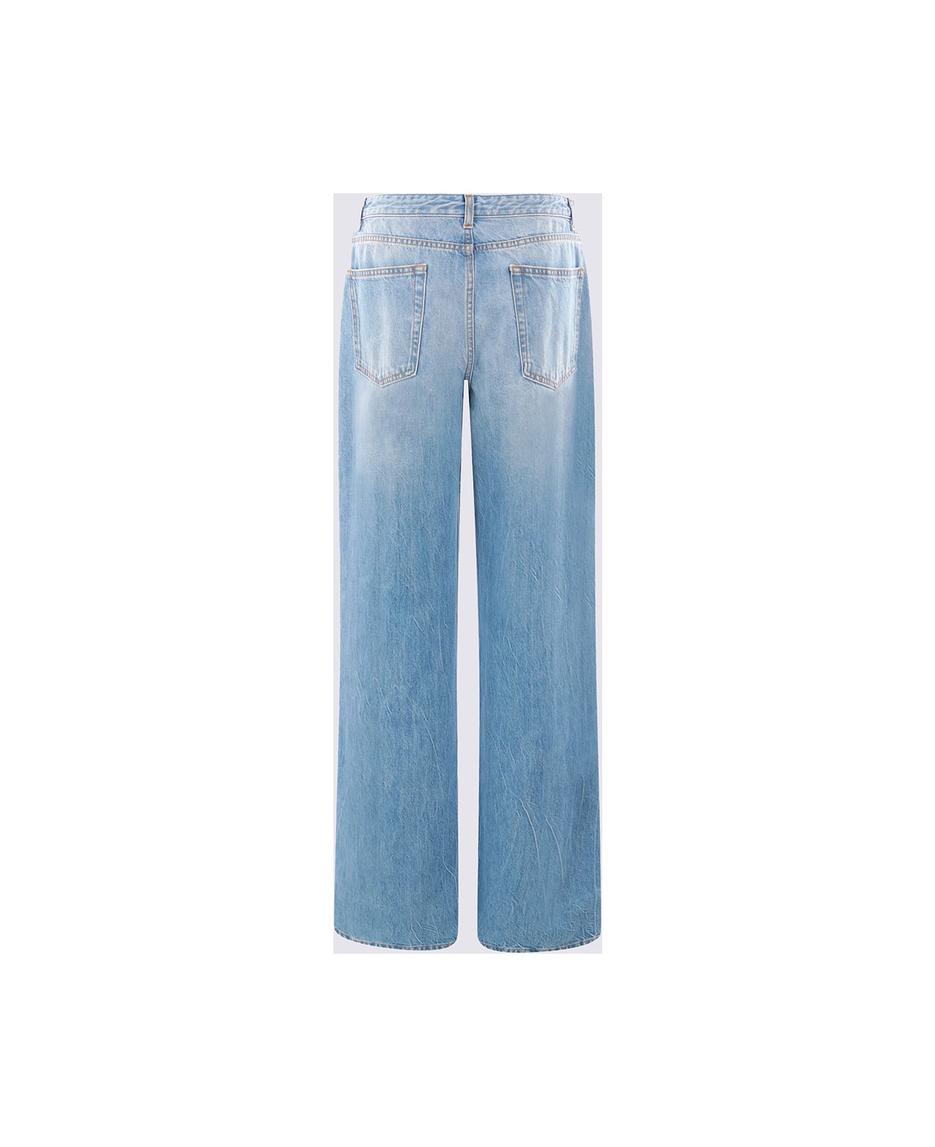 The Row Blue Cotton Denim Jeans - Blue