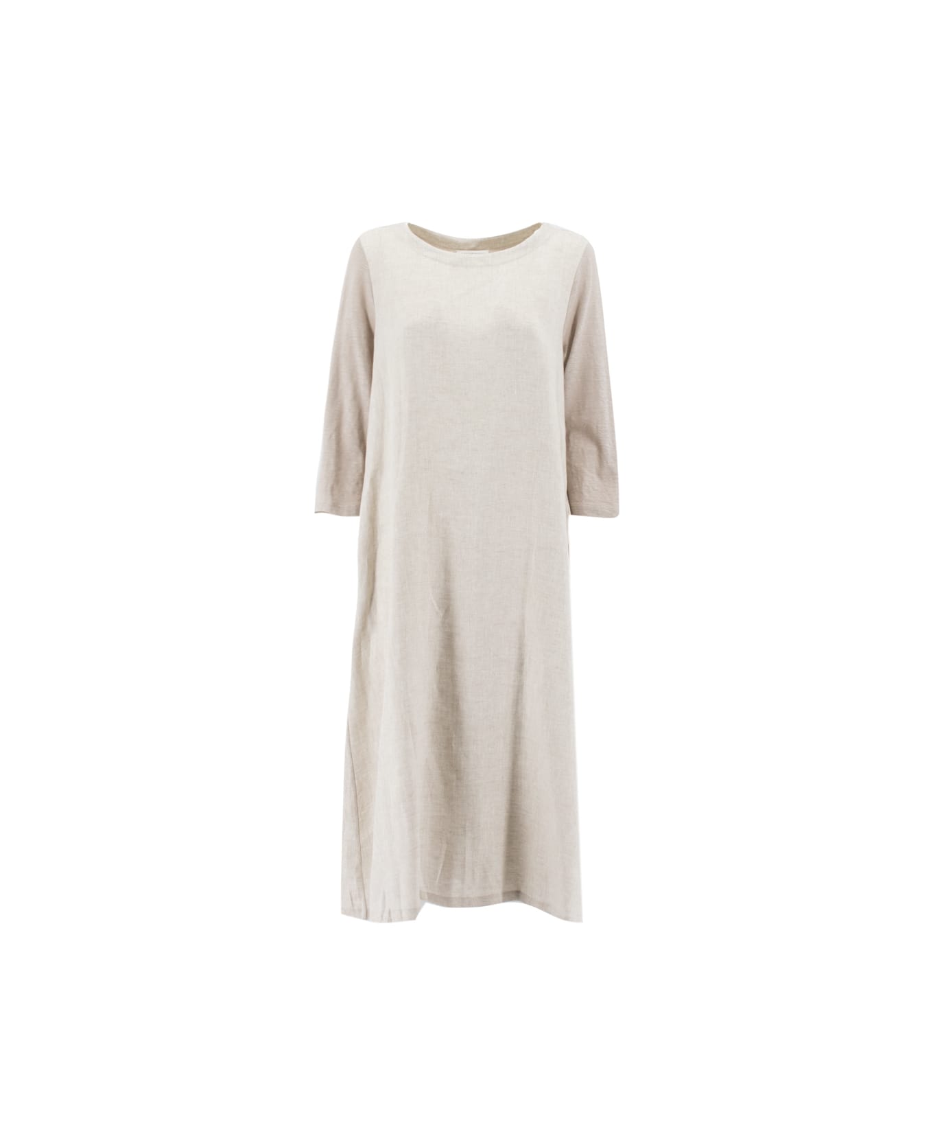 Le Tricot Perugia Dress - LIGHT TAUPE TAUPE