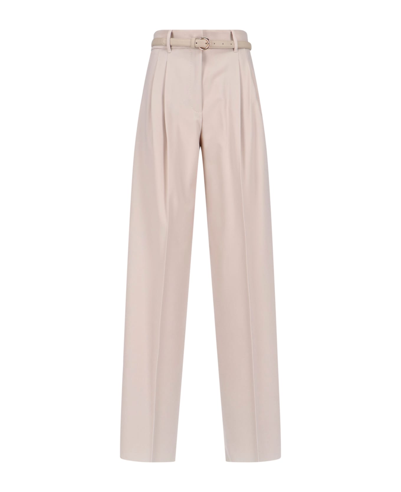Max Mara Belted Pants - Beige