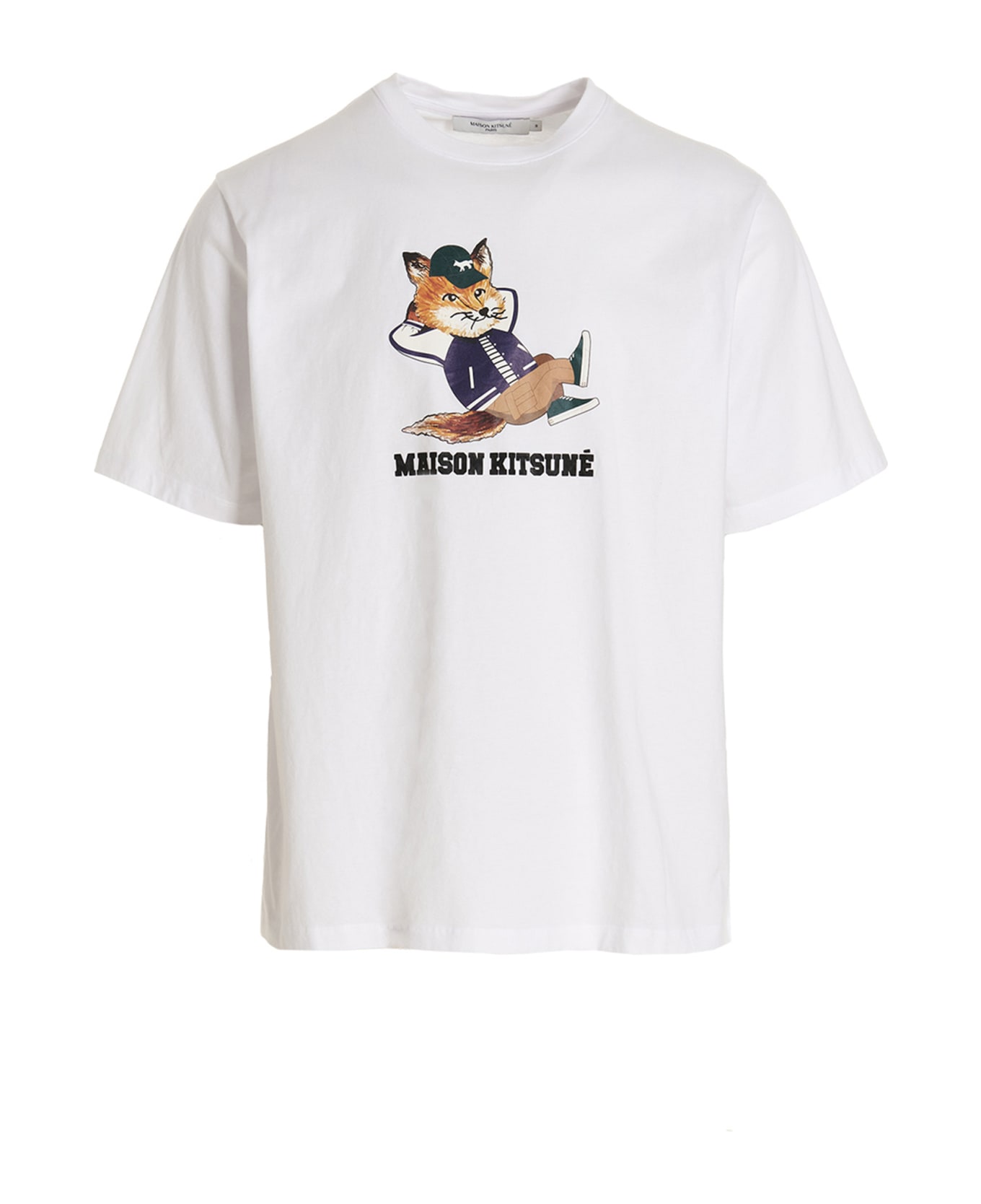 Maison Kitsuné T-shirt 'dressed Fox' - White