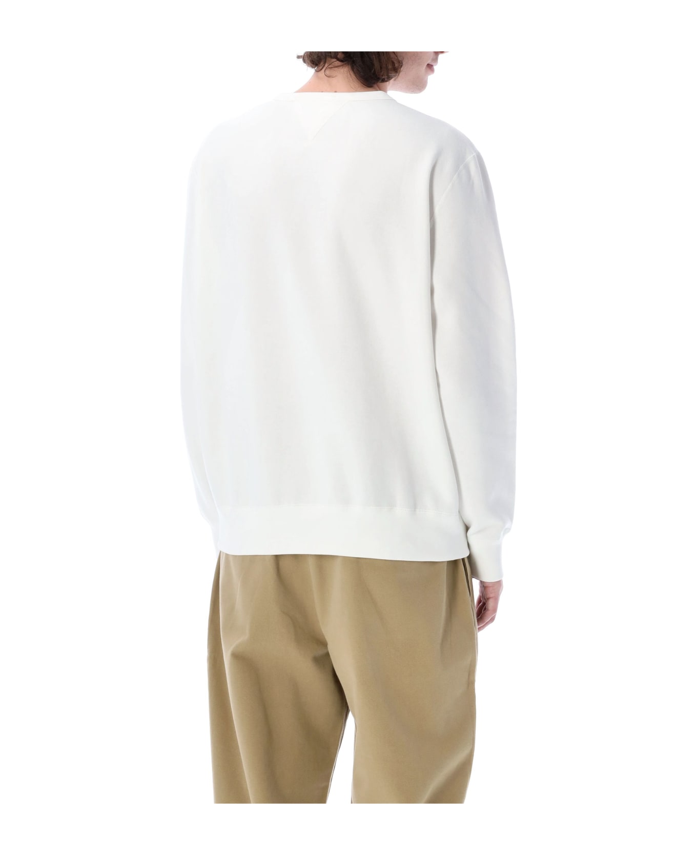Polo Ralph Lauren Classic Crewneck Sweatshirt - WHITE フリース
