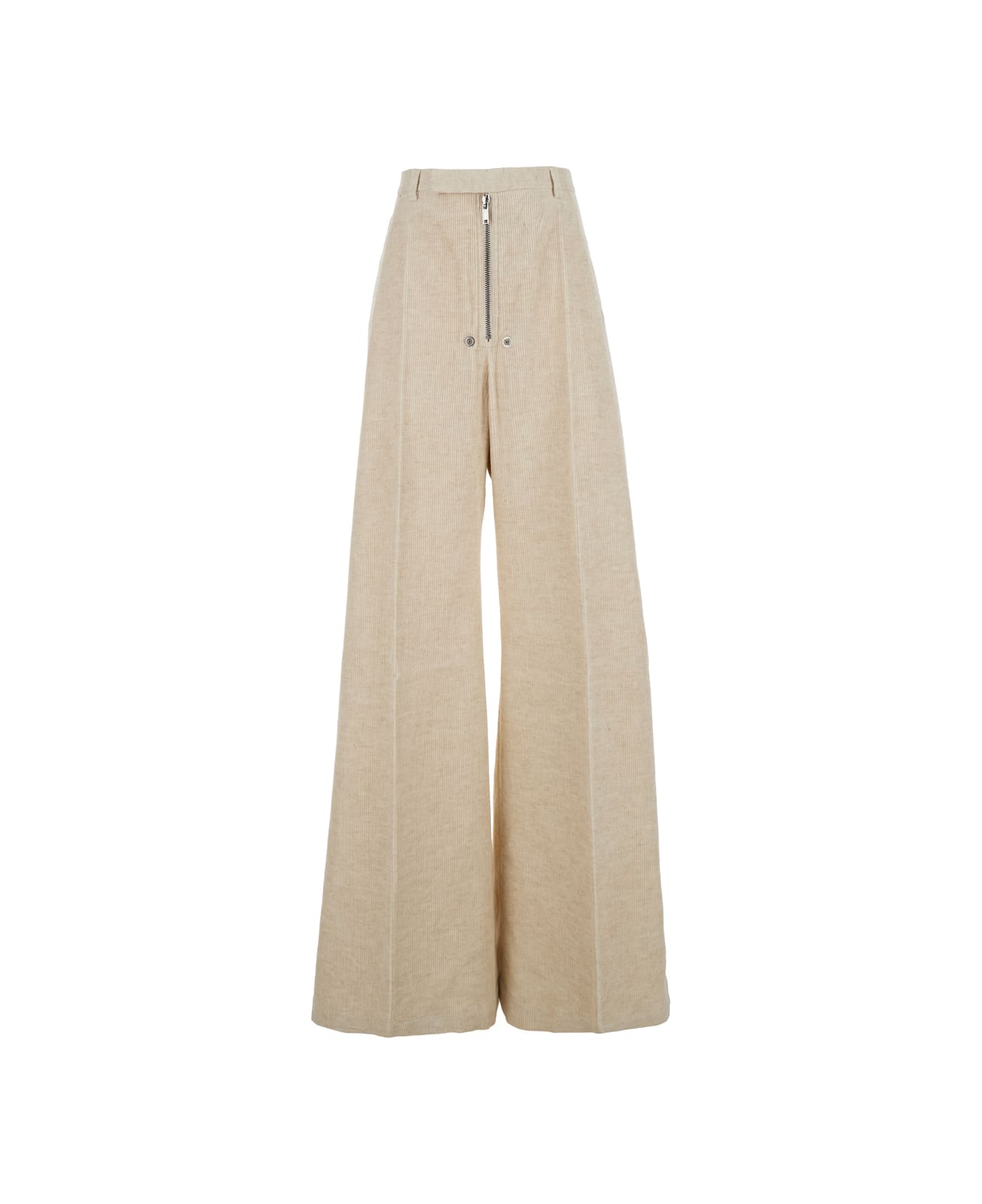 Rick Owens Tailored Wide Belas - White