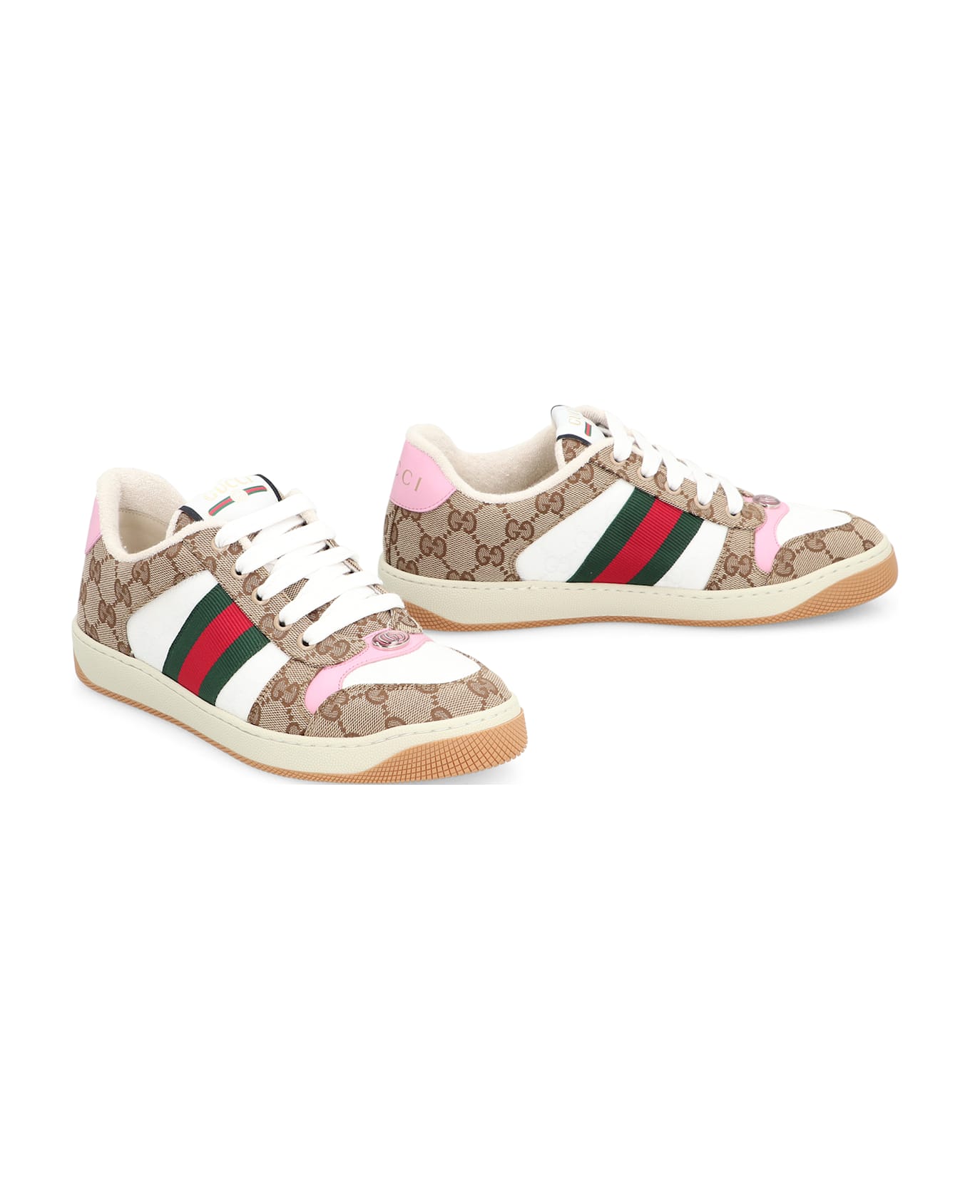 Gucci Screener Low-top Sneakers - Beige
