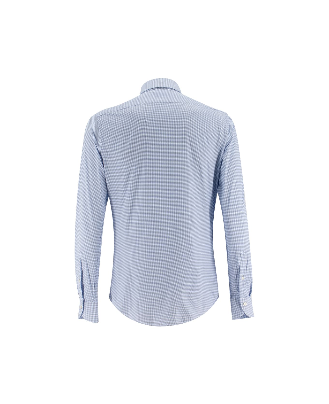 Xacus Shirt - WHITE  BLUE