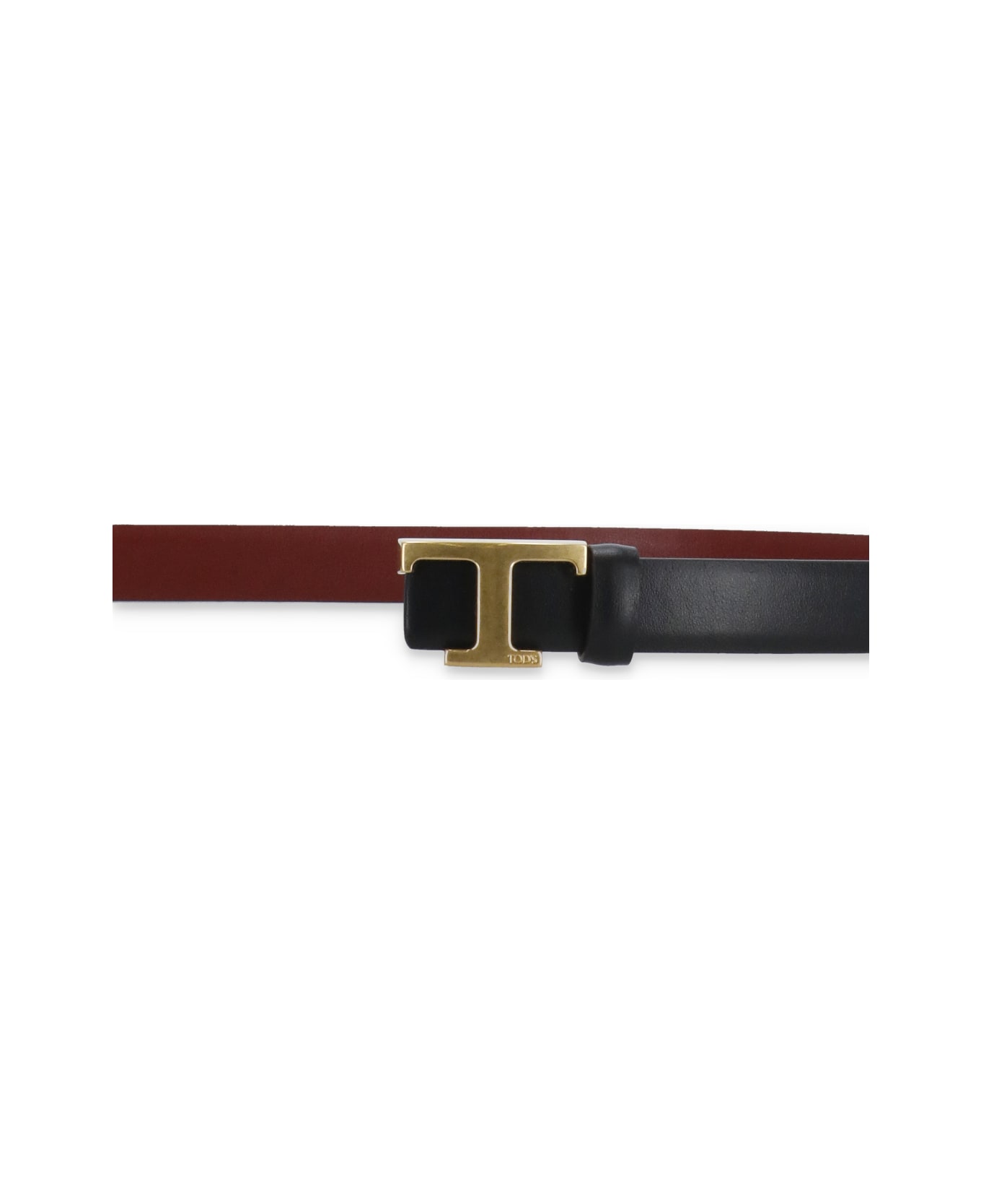 Tod's Reversible Leather Belt - Black ベルト