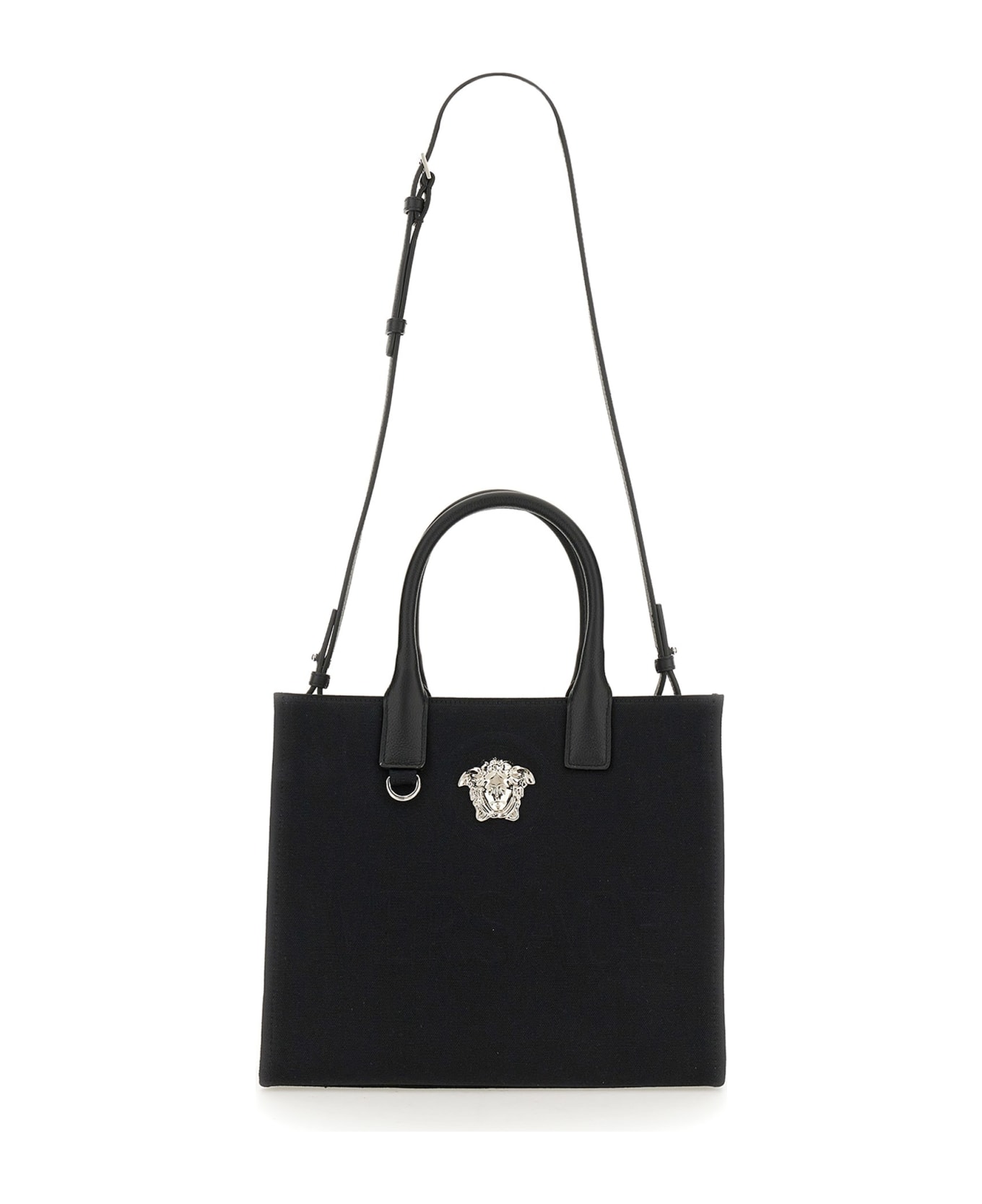 Versace Small Shopper Bag 'the Jellyfish' - NERO
