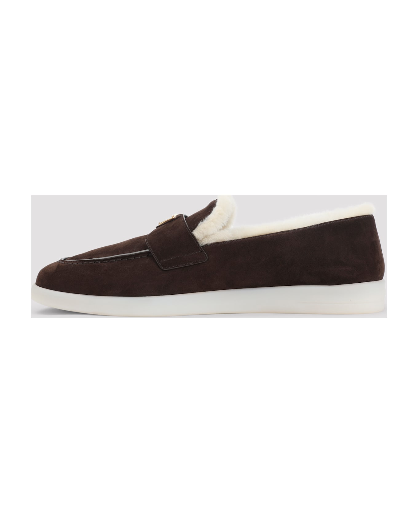 Prada Calf Leather Loafers - Moro