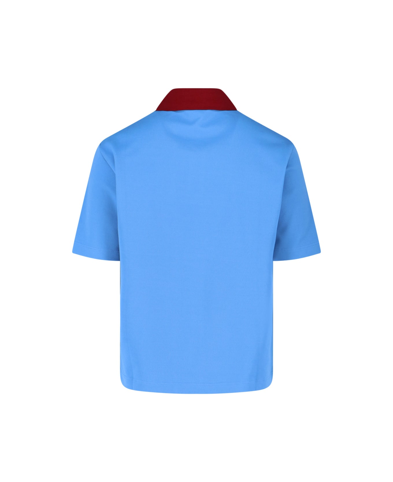 Marni Logo Polo Shirt - Light Blue