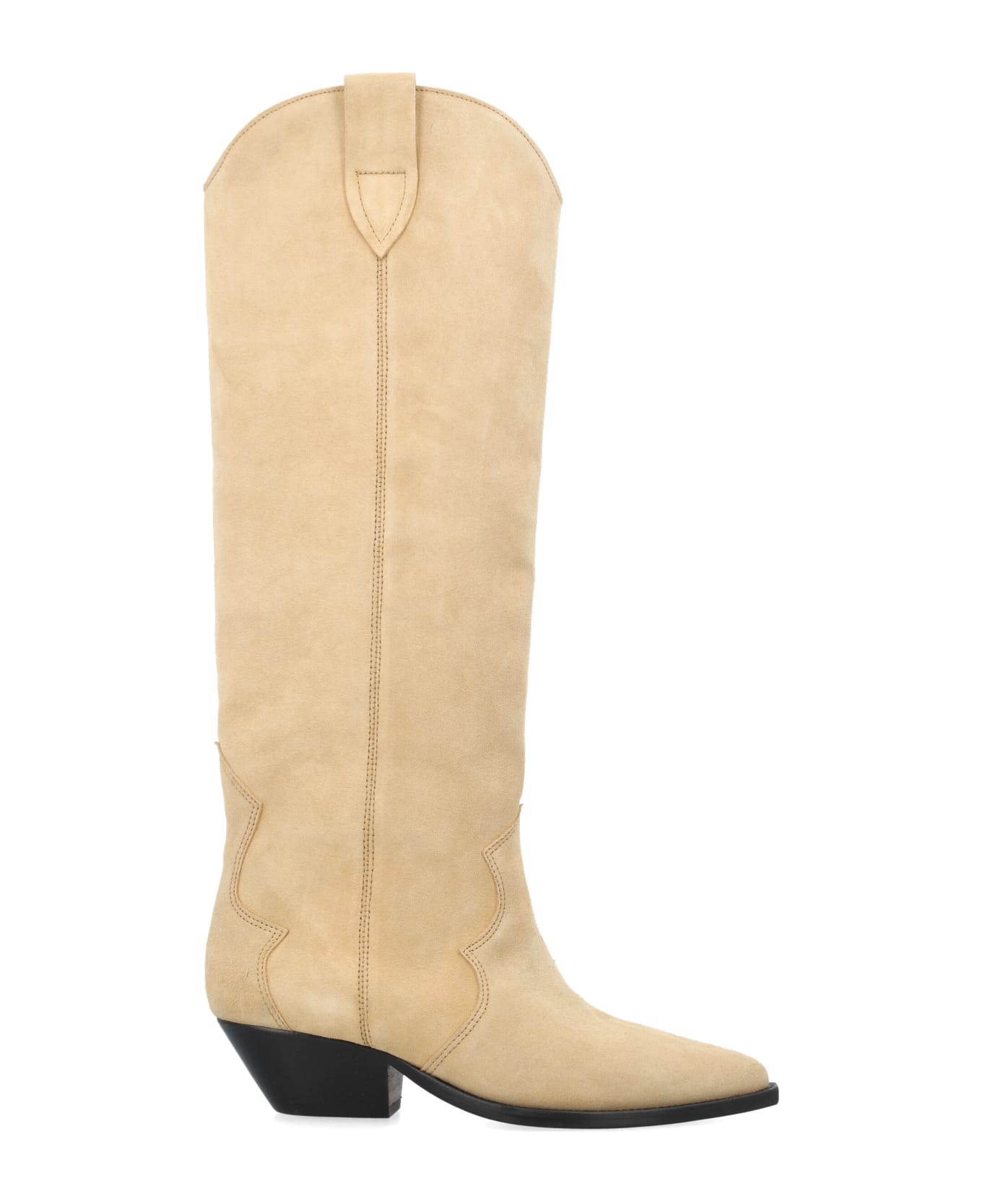 Isabel Marant Denvee Suede Boots - BEIGE