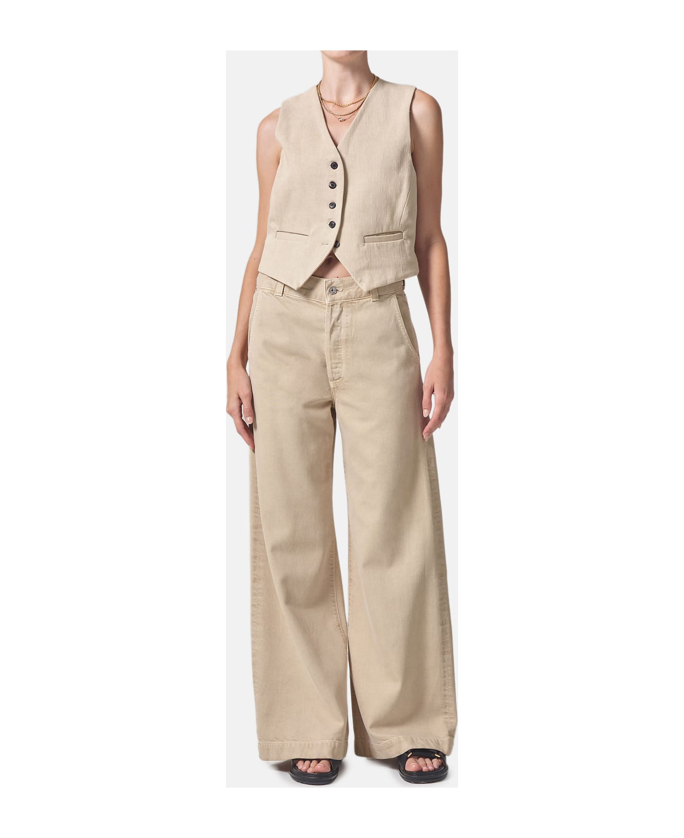 Citizens of Humanity Beverly Denim Pants - Beige