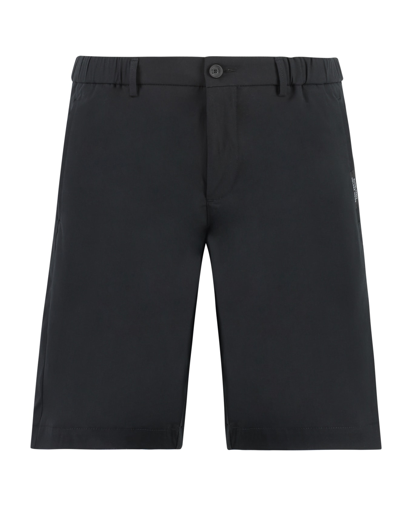 Hugo Boss Cotton Blend Bermuda Shorts - black