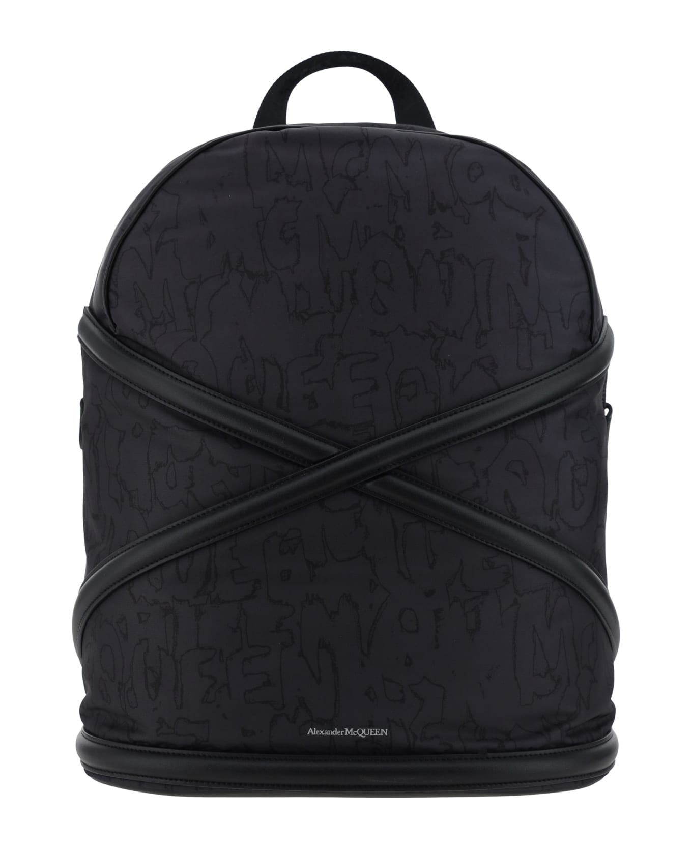 Alexander McQueen Harness Backpack - Black バックパック