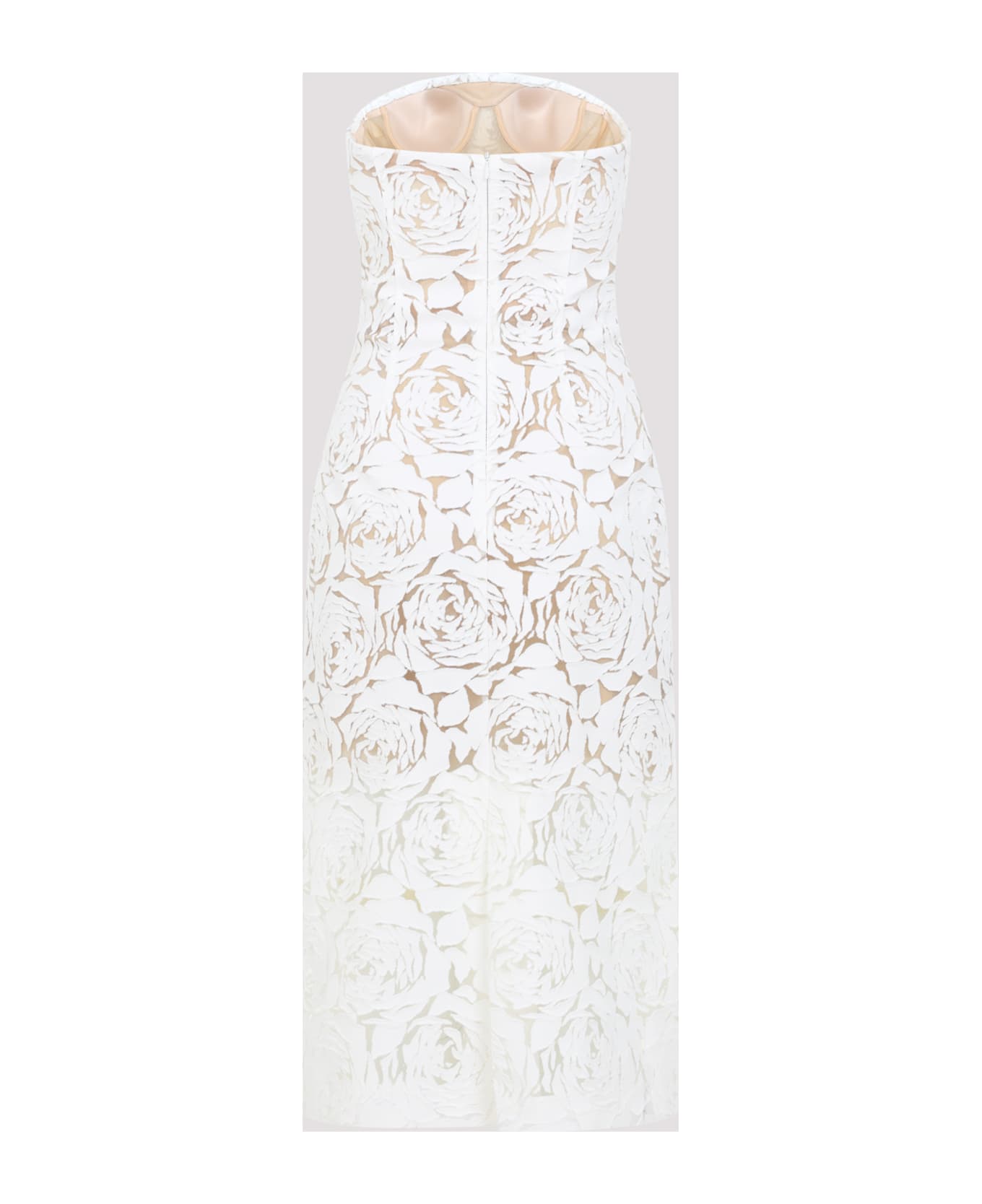 Ermanno Scervino Lace Midi Dress - Snow White