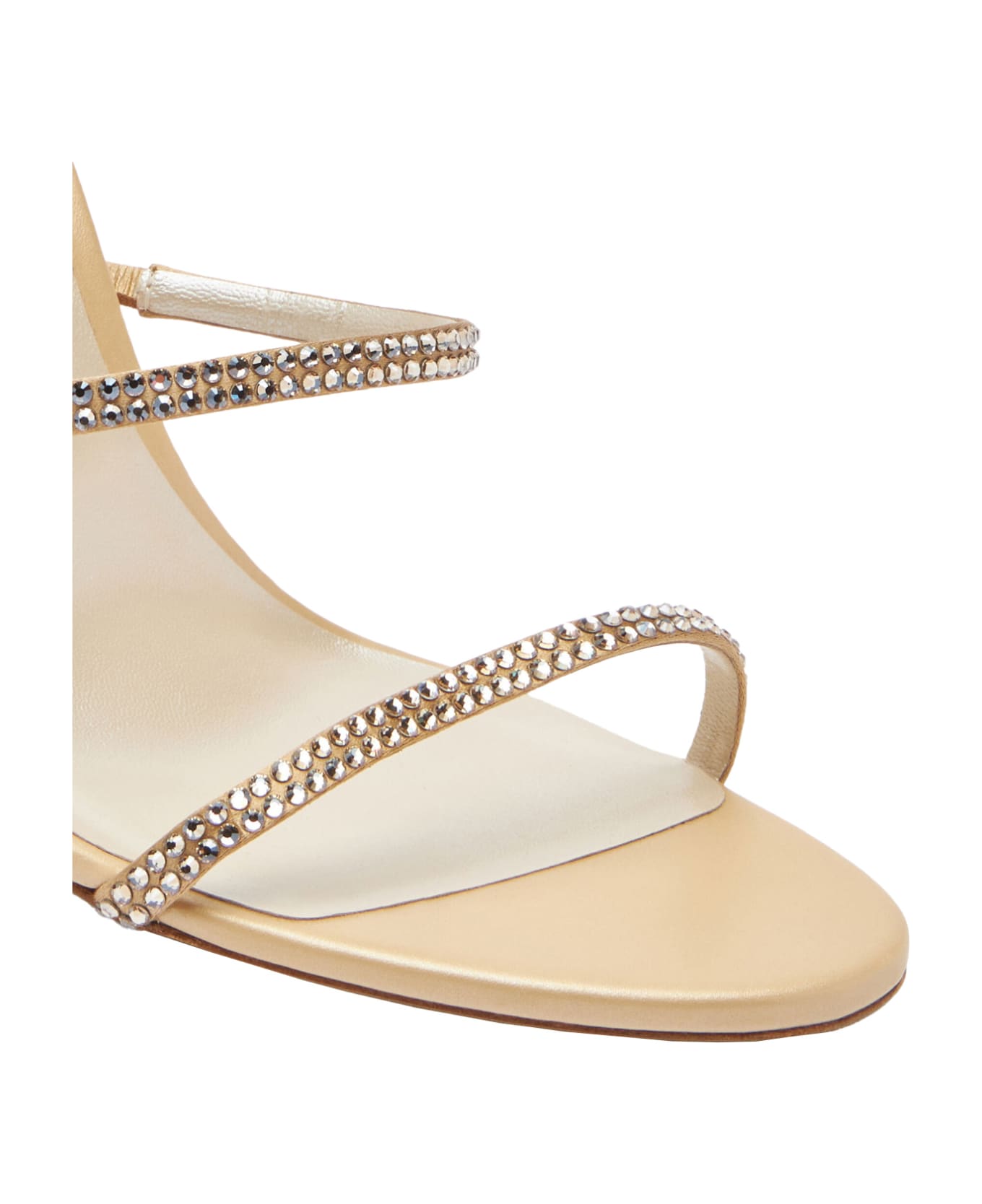 René Caovilla Beige Cleo Jewel Sandals - Brown