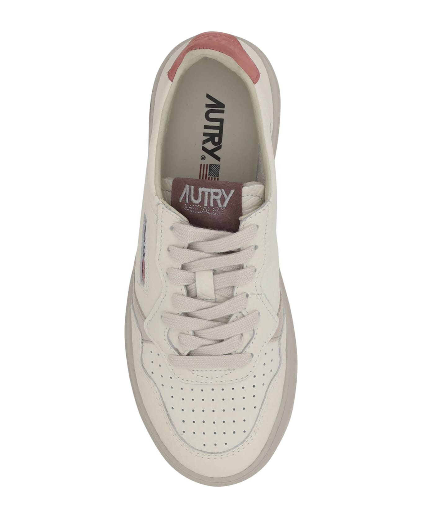 Autry Medalist Low Sneakers - Rose/snd