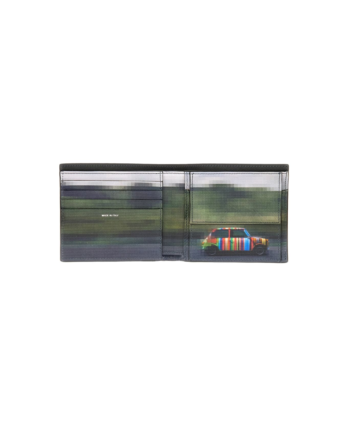 Paul Smith "pixelated Mini" Wallet - BLACK