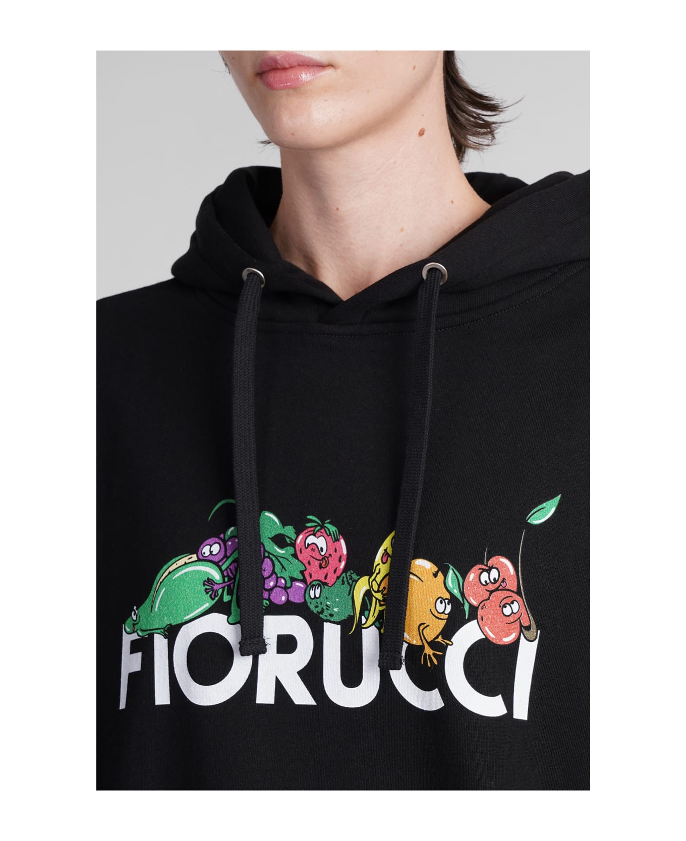 Fiorucci Sweatshirt In Black Cotton - Black フリース