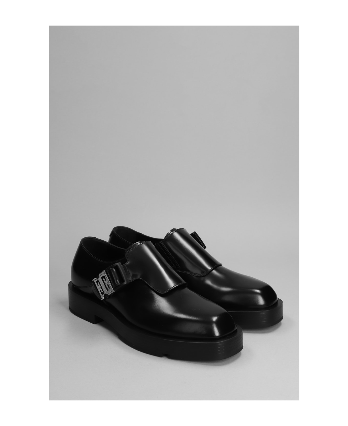 Givenchy Derby Squared  Lace Up Shoes In Black valentino - black