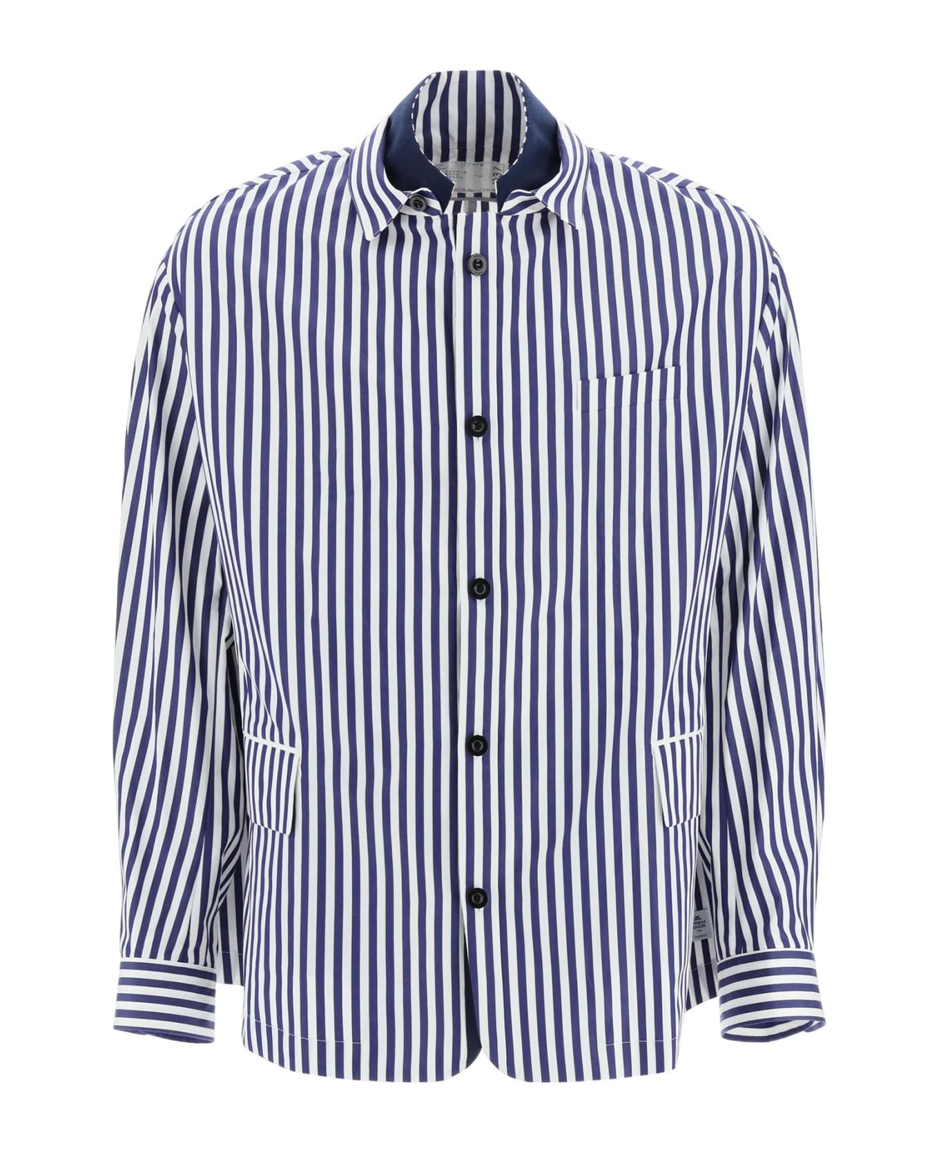 Sacai Thomas Mason Striped Overshirt Jacket | italist, ALWAYS LIKE