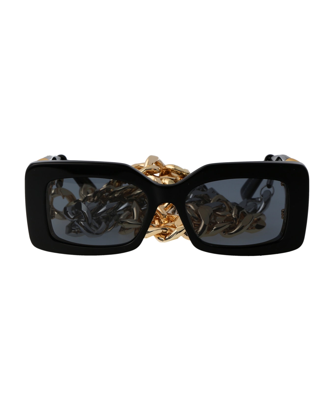 Stella McCartney Eyewear Sc40046i Sunglasses - 01A SHINY BLACK / SMOKE