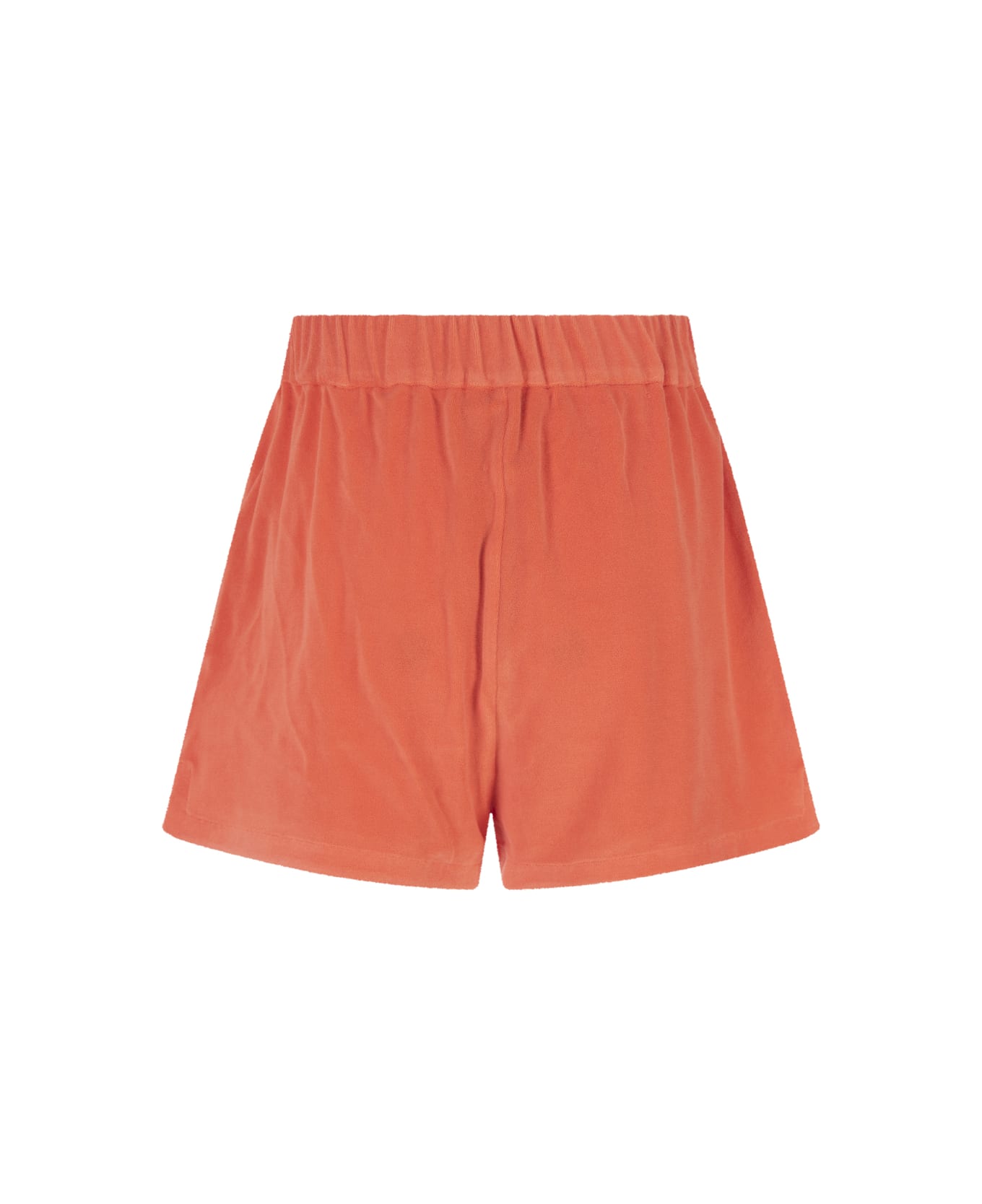 Moncler Orange Terry Shorts - Arancione