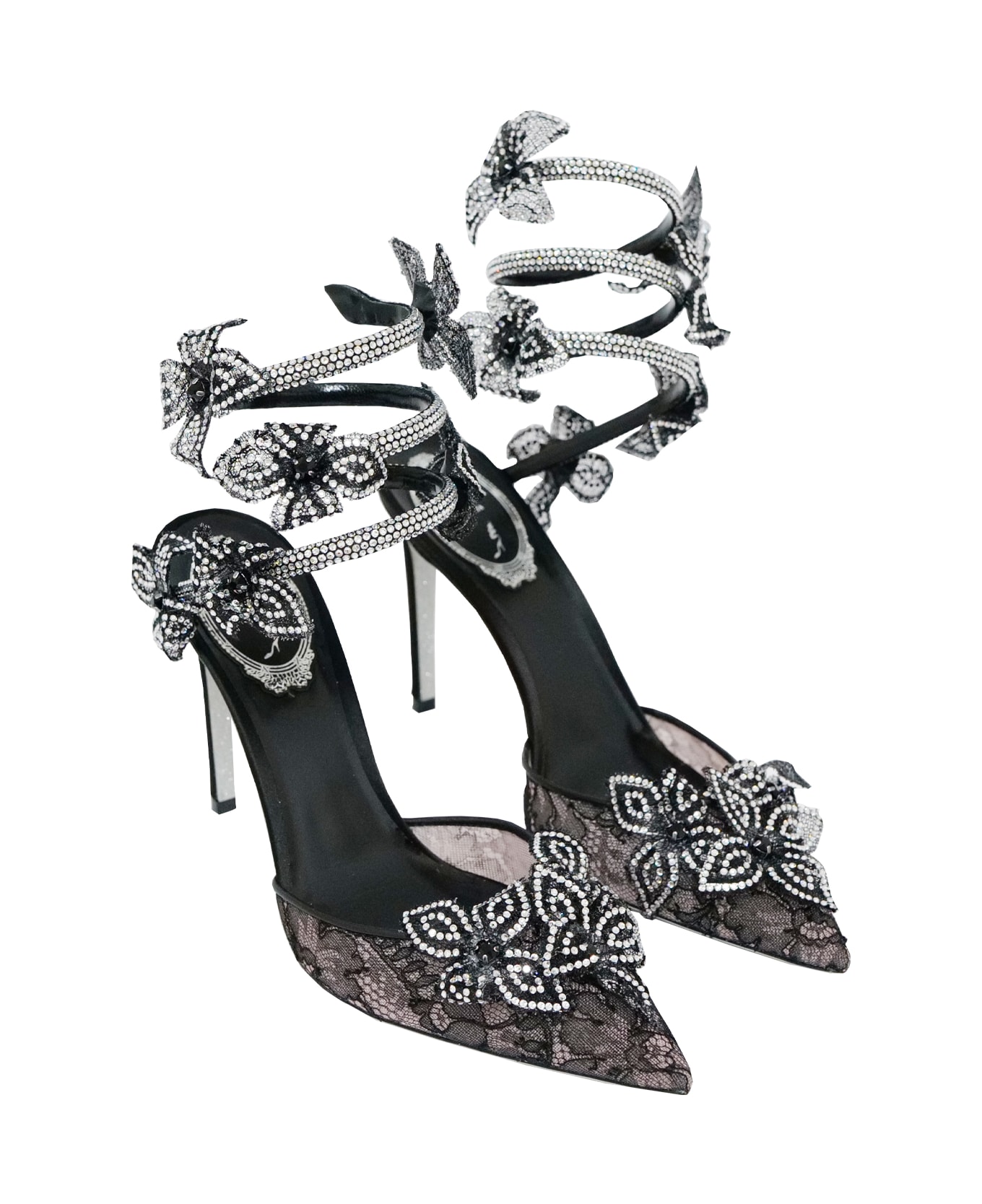René Caovilla Shoes With Heel - Black サンダル