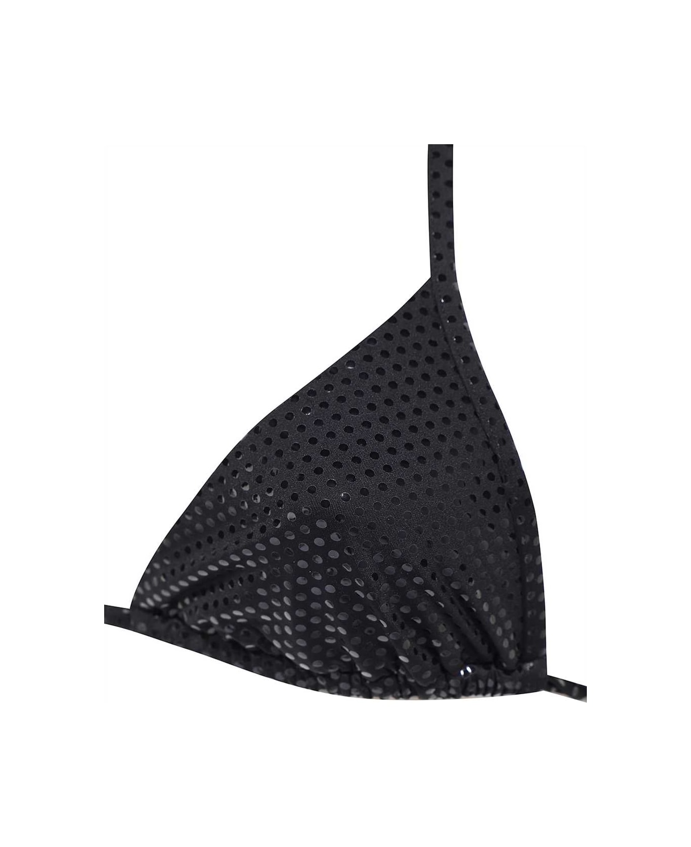 Balmain Triangle Bra Bikini - black