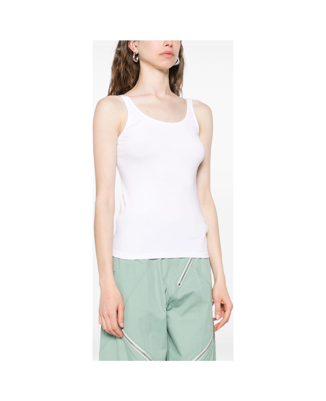 Wolford Coton Blend Tank Top - White