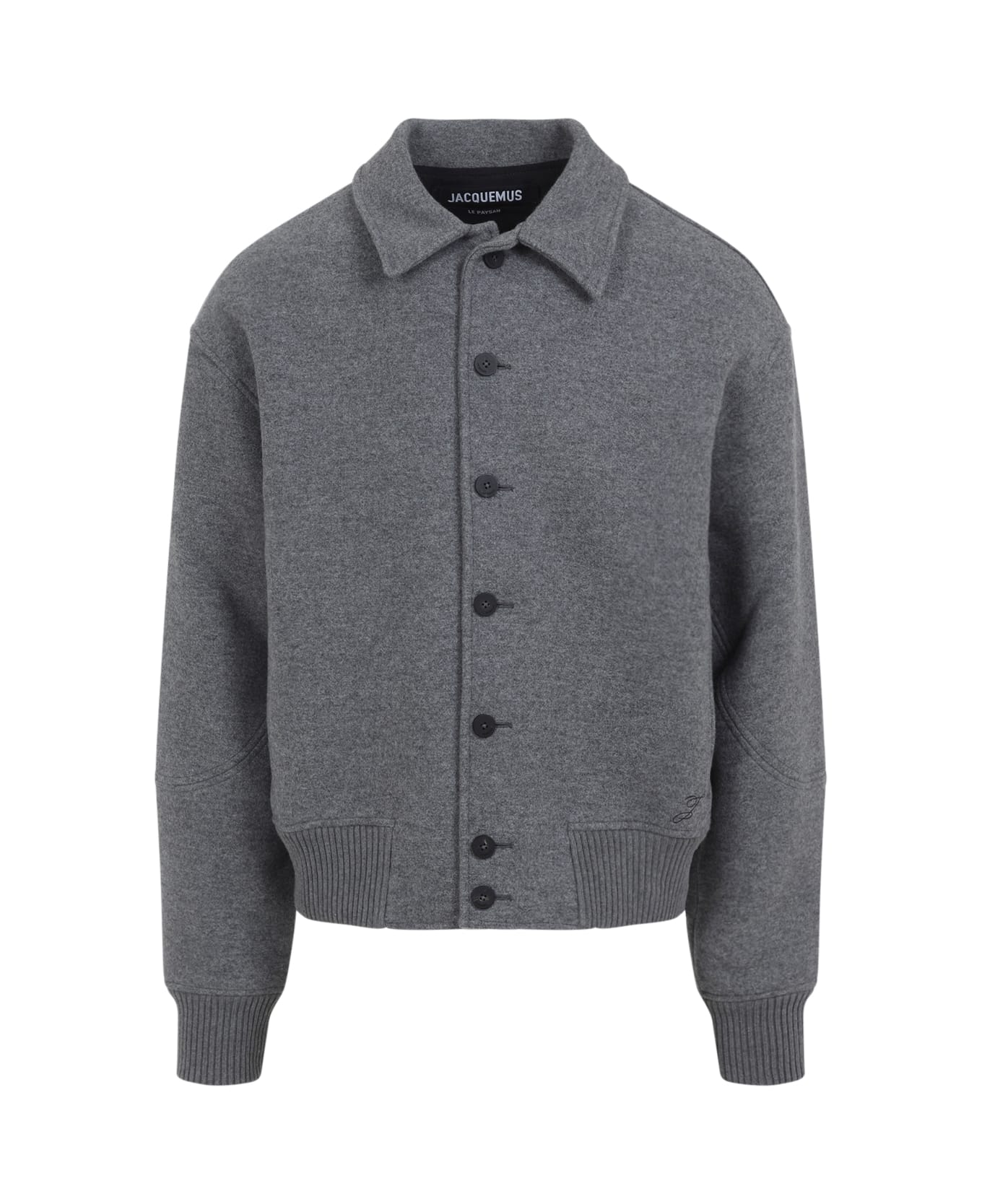 Jacquemus Le Bomber Feltro Jacket - Grey