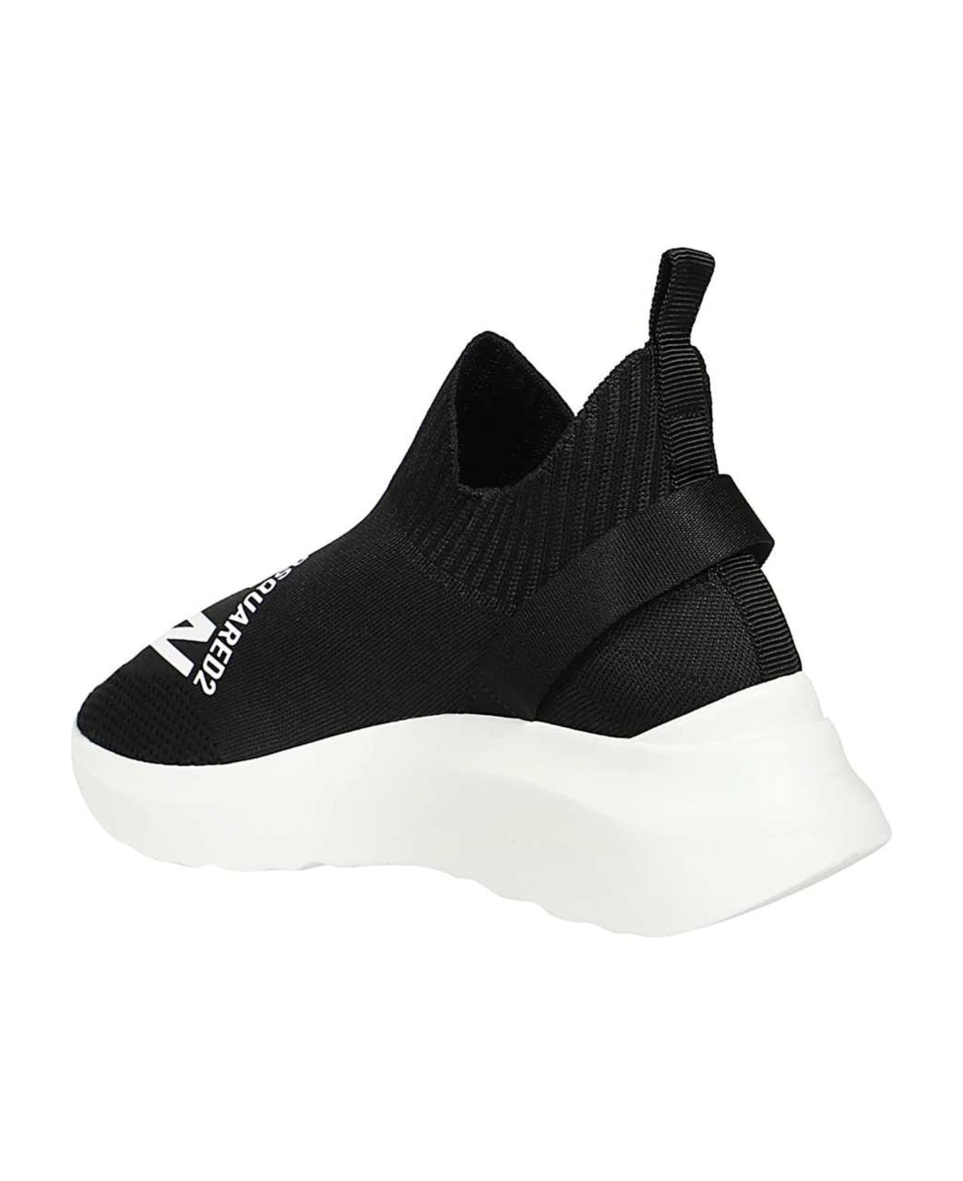 Dsquared2 Logo Sneakers - Black
