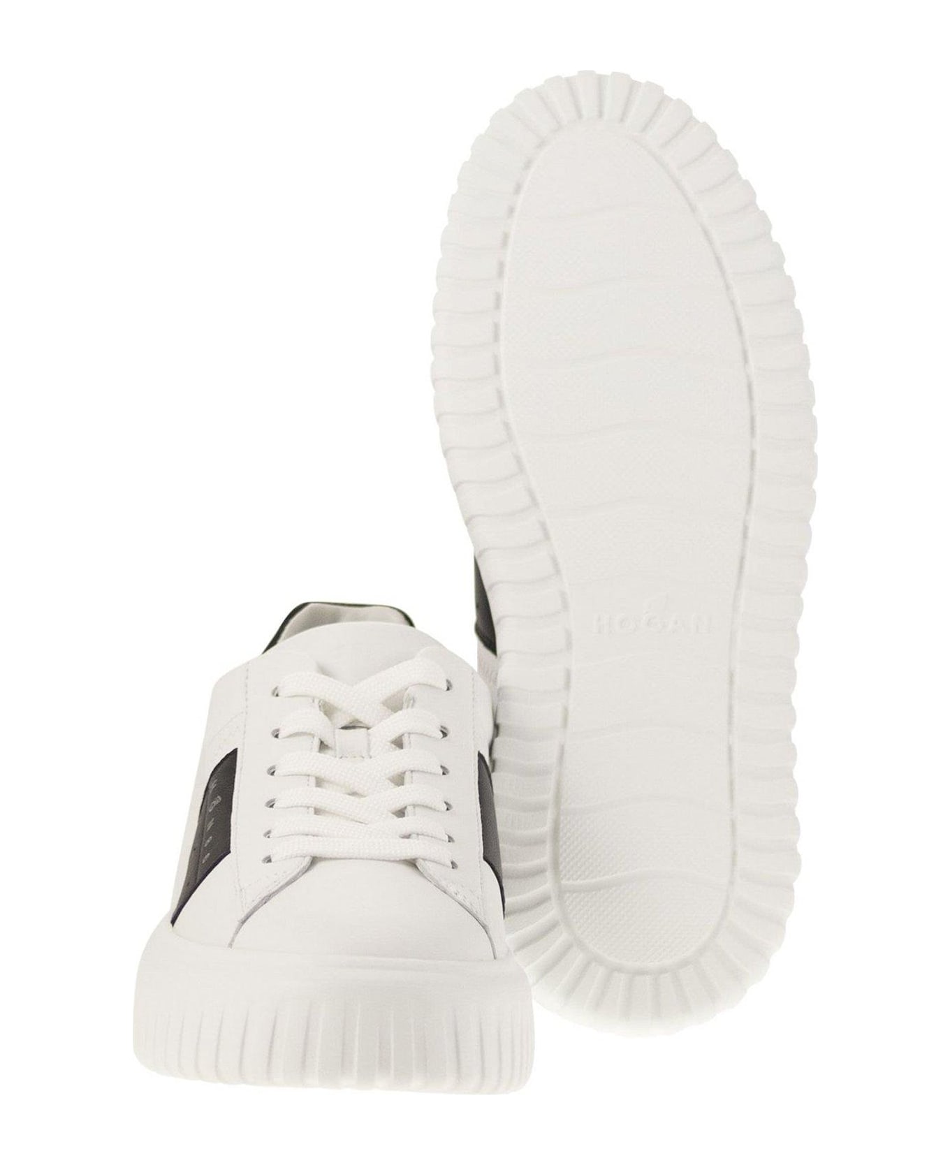 Hogan H-stripes Lace-up Sneakers