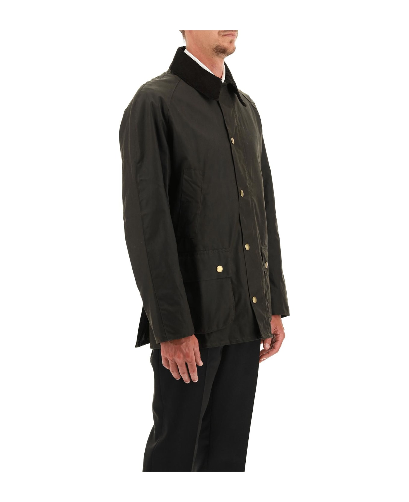 Barbour Ashby Waxed Jacket - Olive